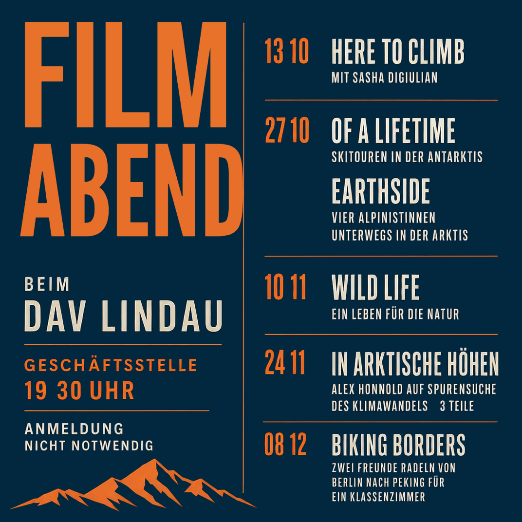 Filmabende Oktober / November 2026 