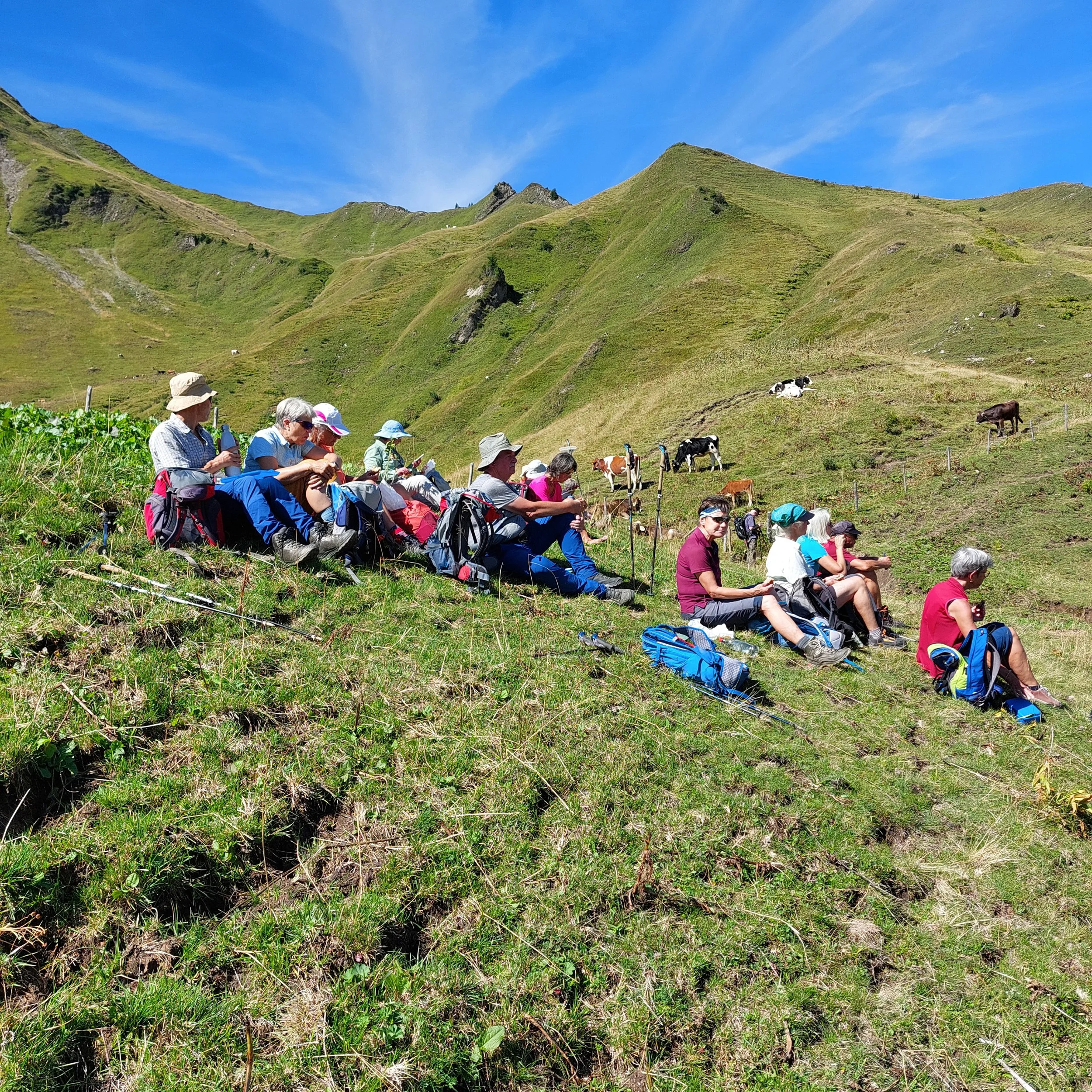 DAV Seniorenwanderung Kleinwalsertal Gruppe III