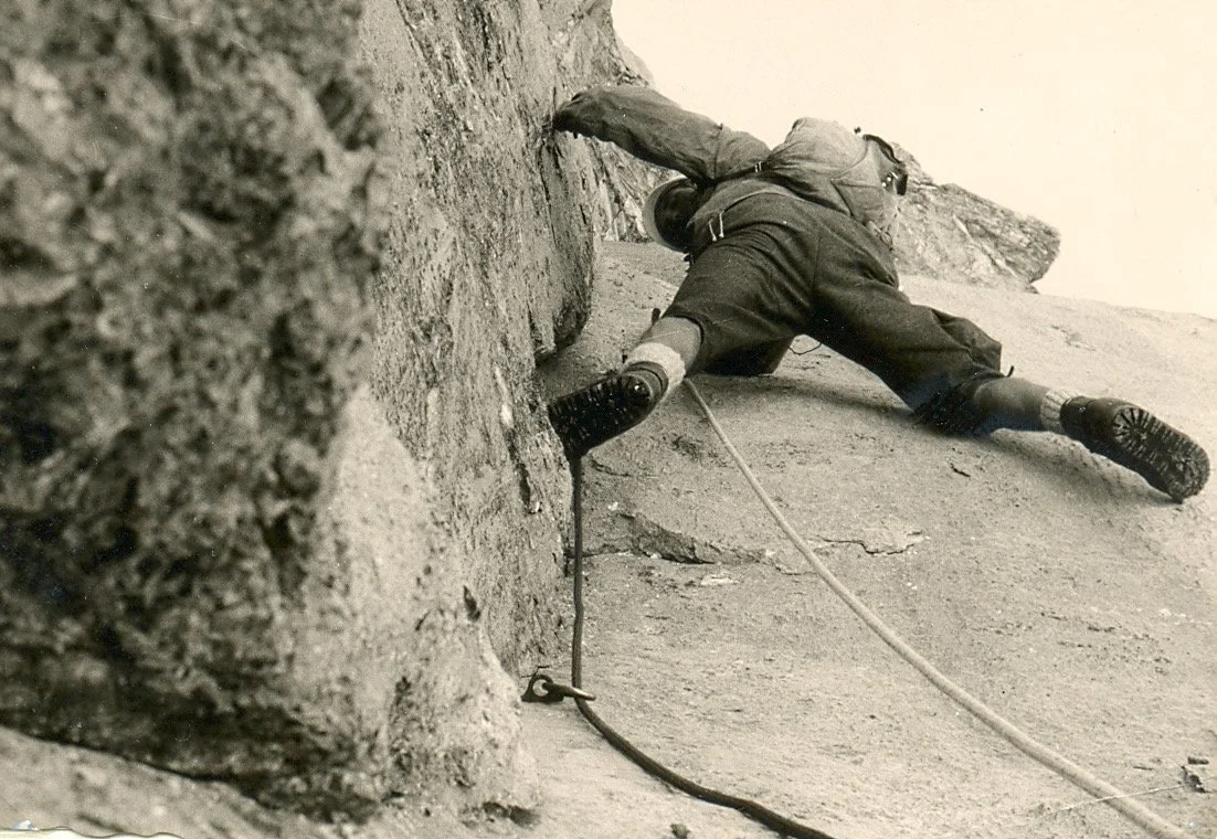 Kletter am mittlerem Turm