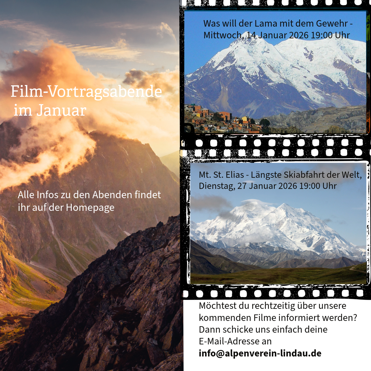 Informationen zum Filmabend Januar 2026