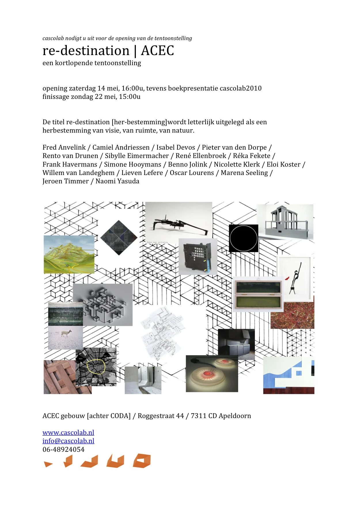 Invitation for the exhibition