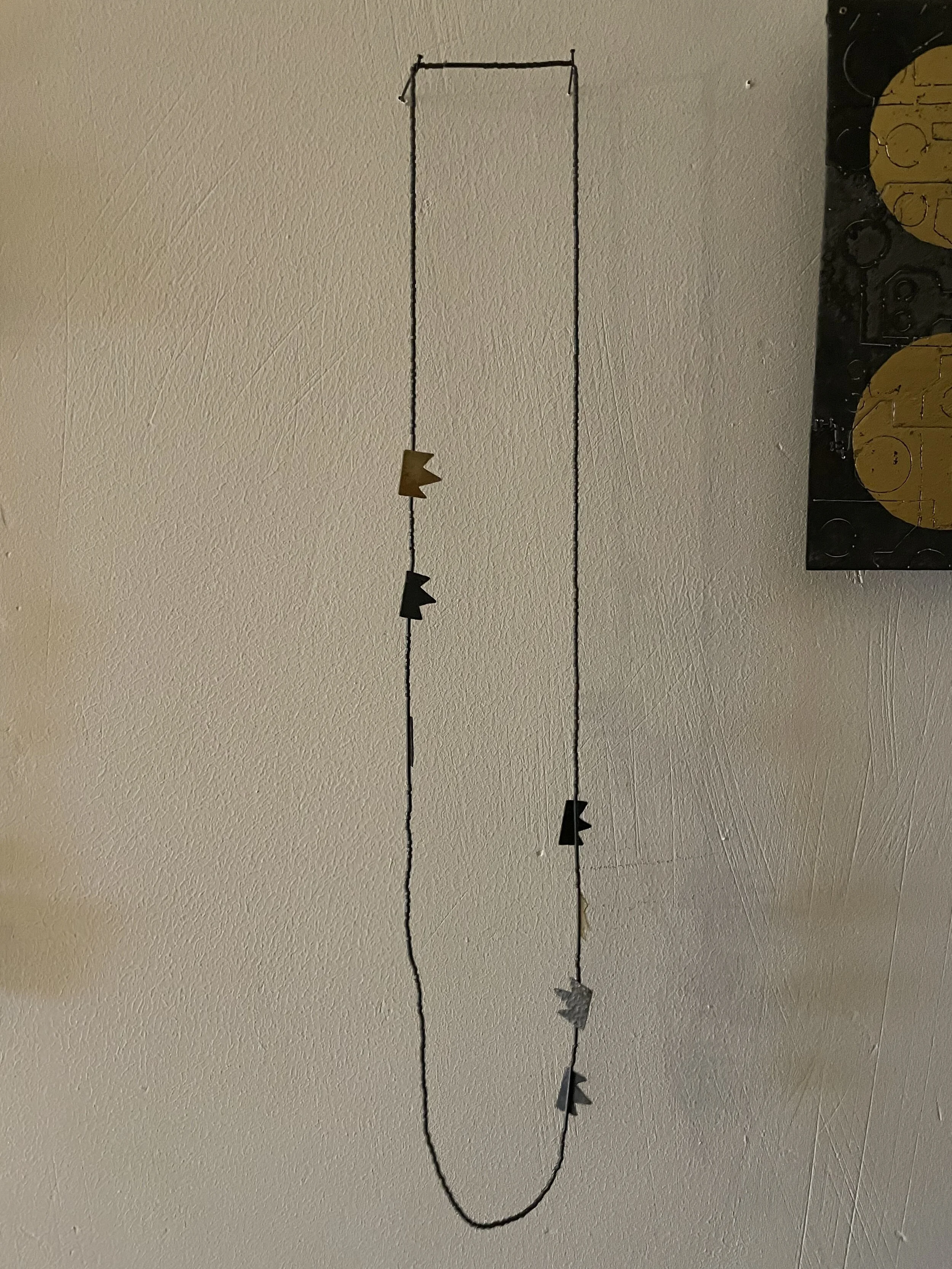 King of Every Day - Materials: silver, Japanese glass beads, 18K gold - private collection
