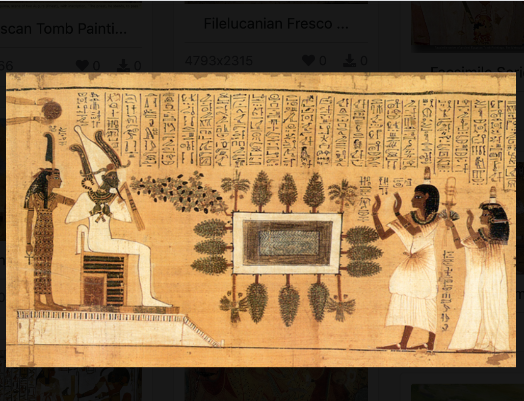 inspiration for 'Egyptian Garden' 