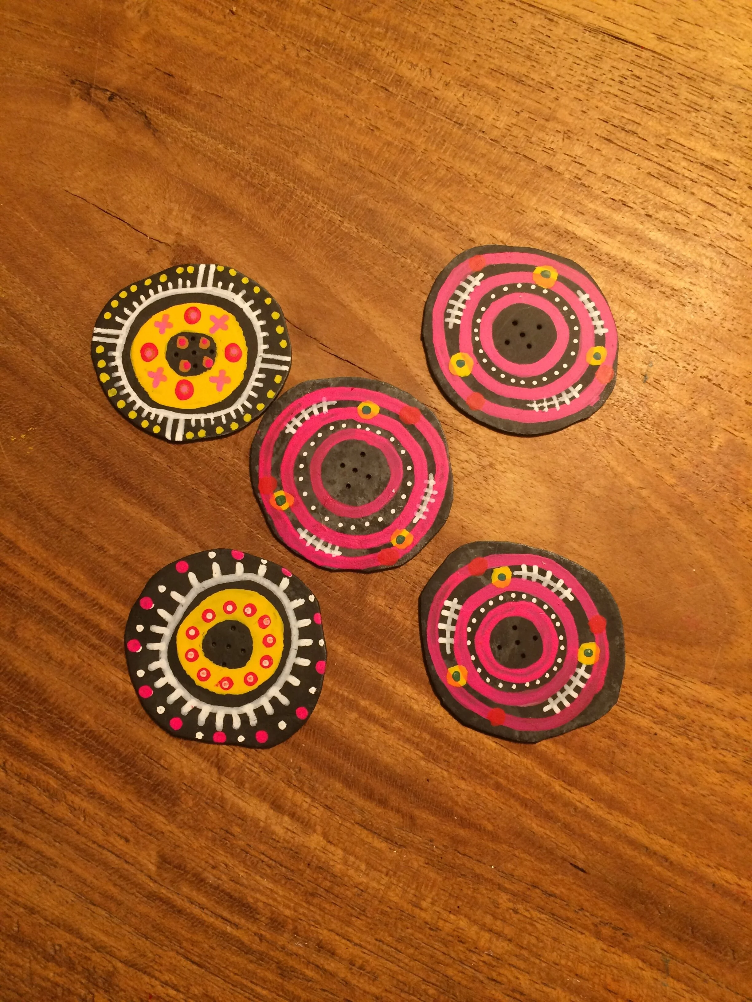 buttons made of zinc and paint - not washable, so it is only suitable for coats and other garments you dry clean