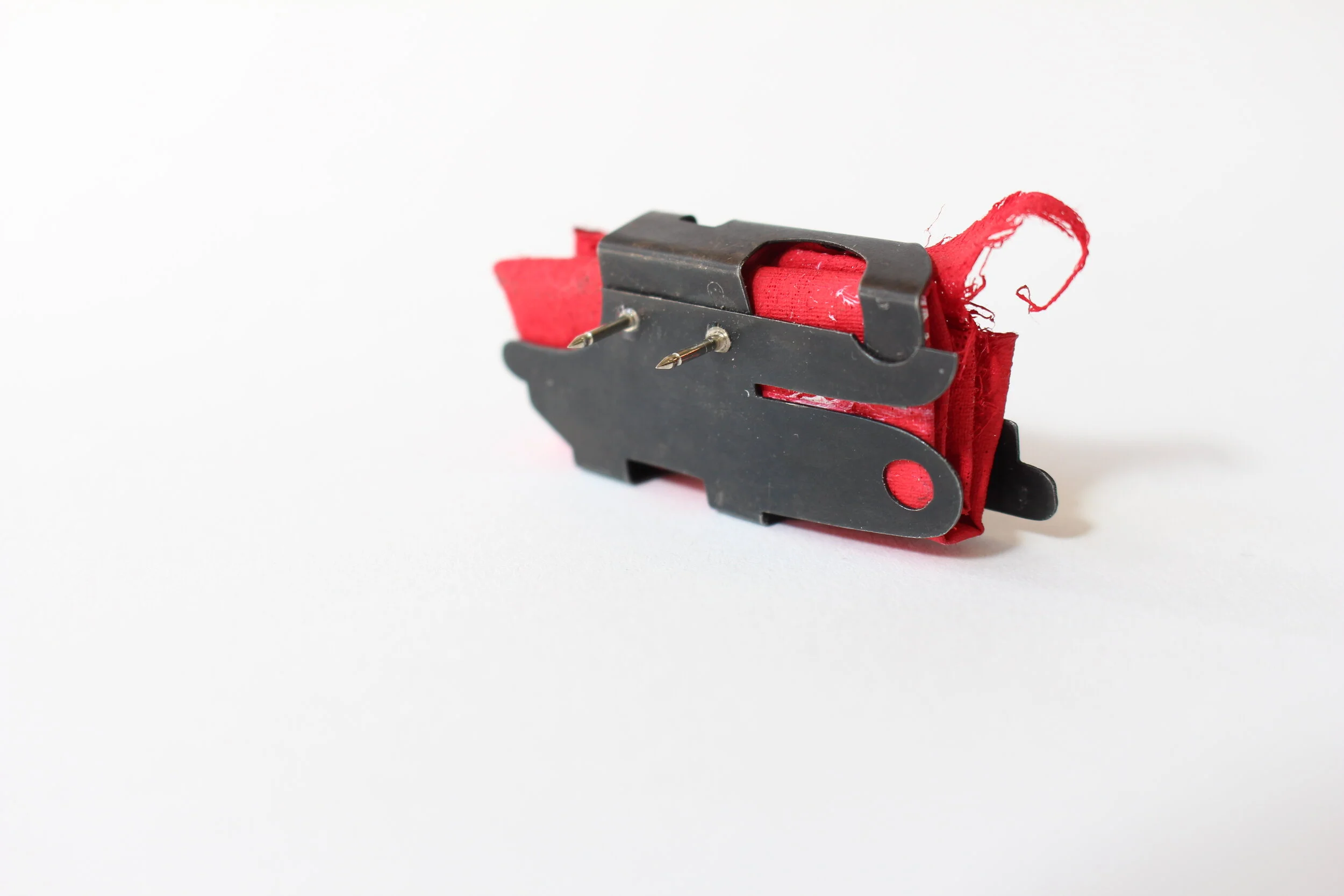 Last bits III. - Materials: steel, silver, canvas, paint