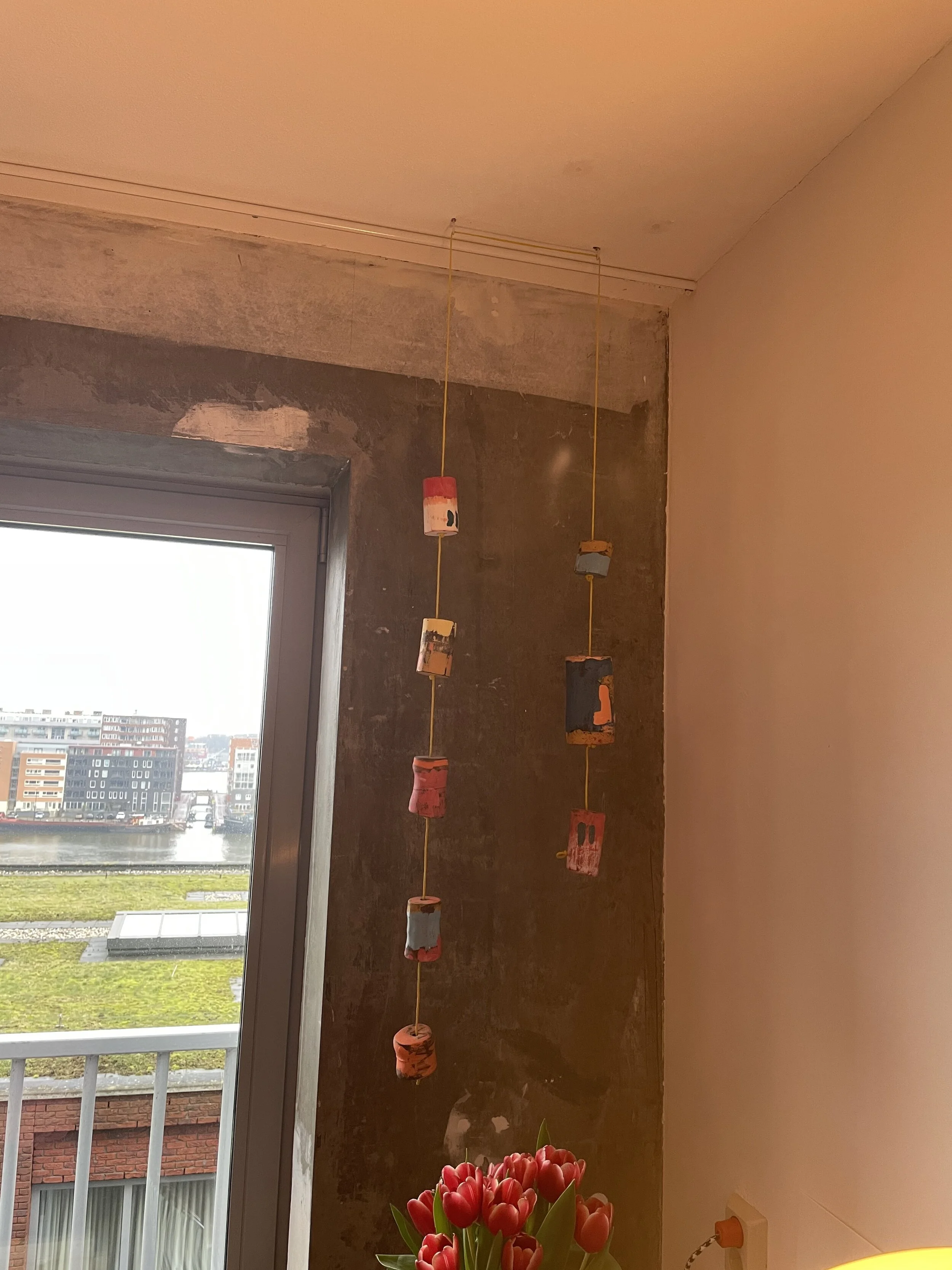 Installed with paper rope