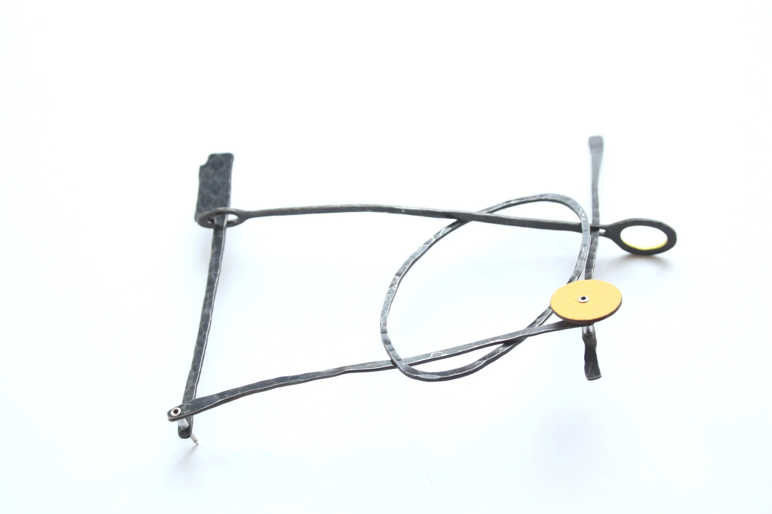 Sun in the Sky - Materials: steel, laminate, silver, aluminium - sold