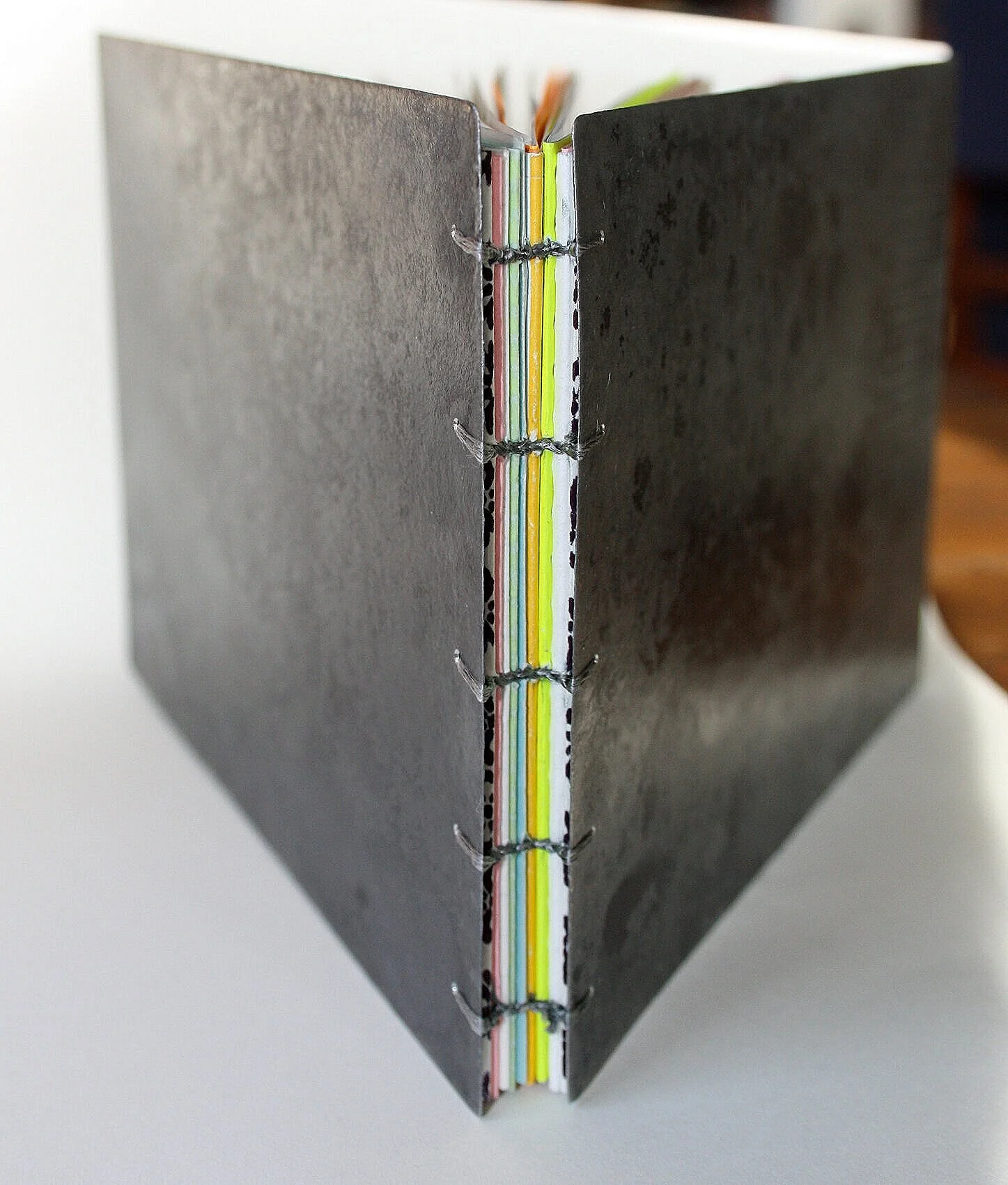 The back with Japanese binding technique 