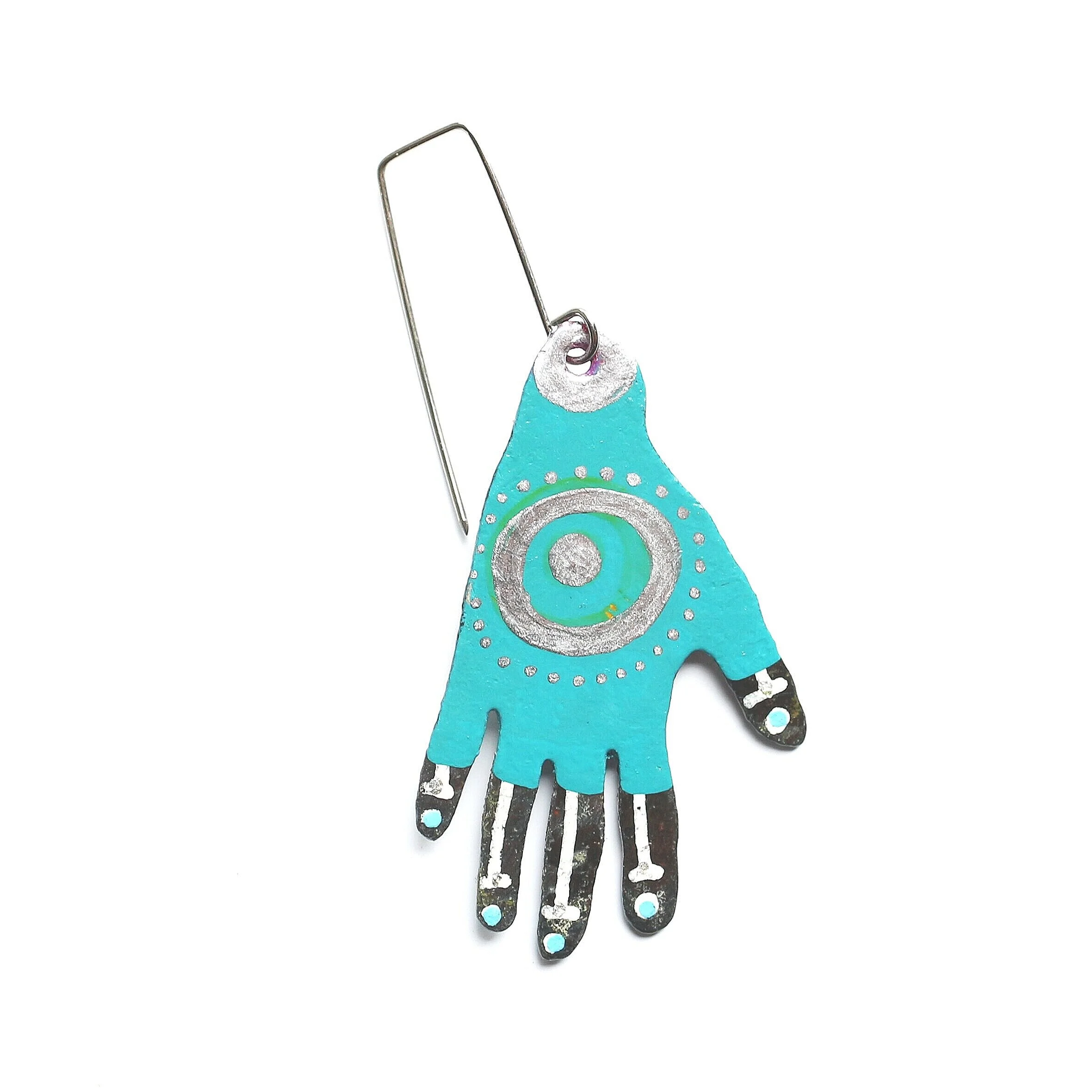  SOLD Single earring - 'NR 1' - SIDE 1