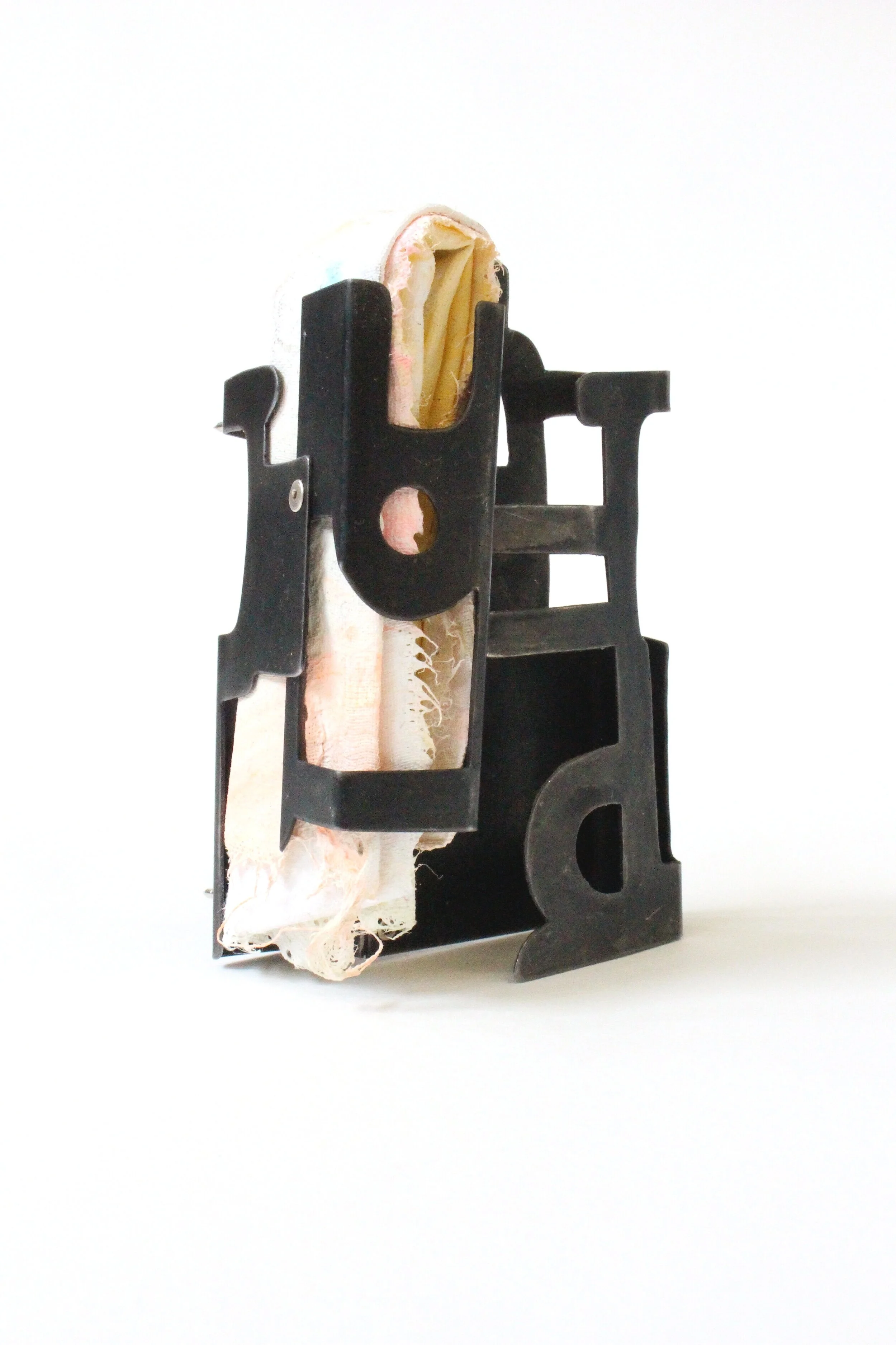 Barkácslak I. - Materials: steel, silver, aluminium, canvas, paint