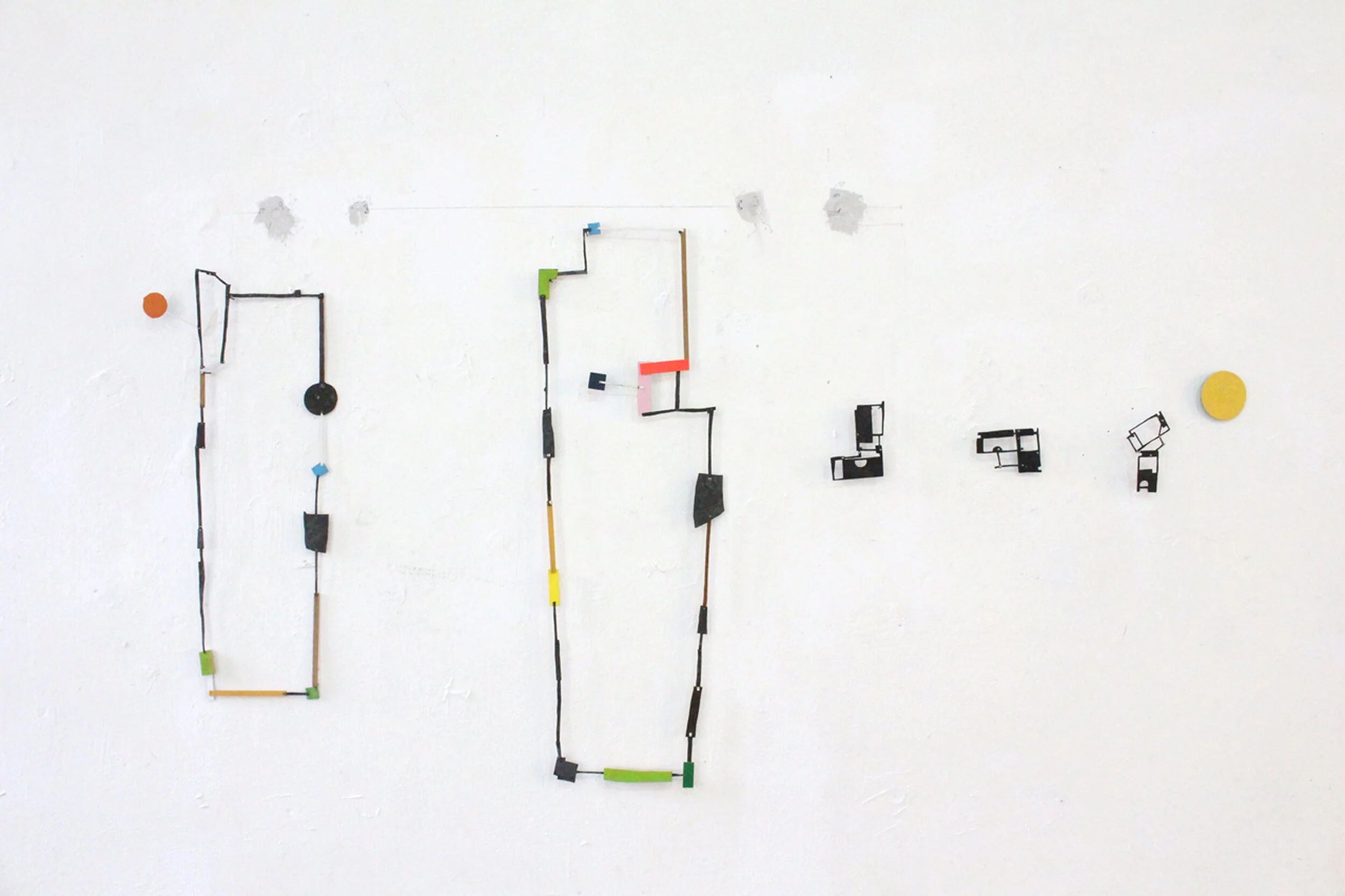 Around the Block I. - II. - Wall Objects, House I.-II. -III. - brooches