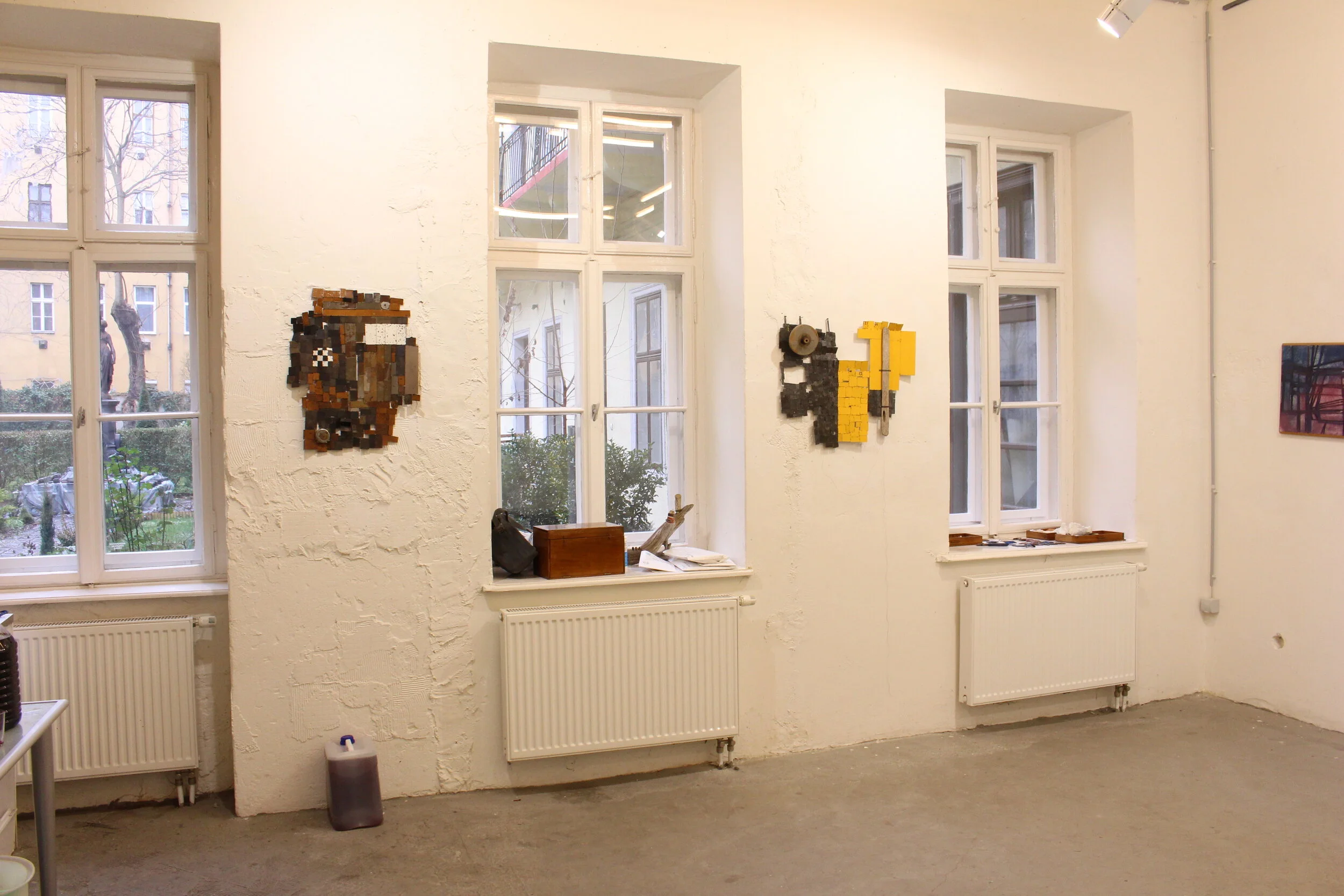 Wall Objects 'Detroit' and 'Remnants' by me