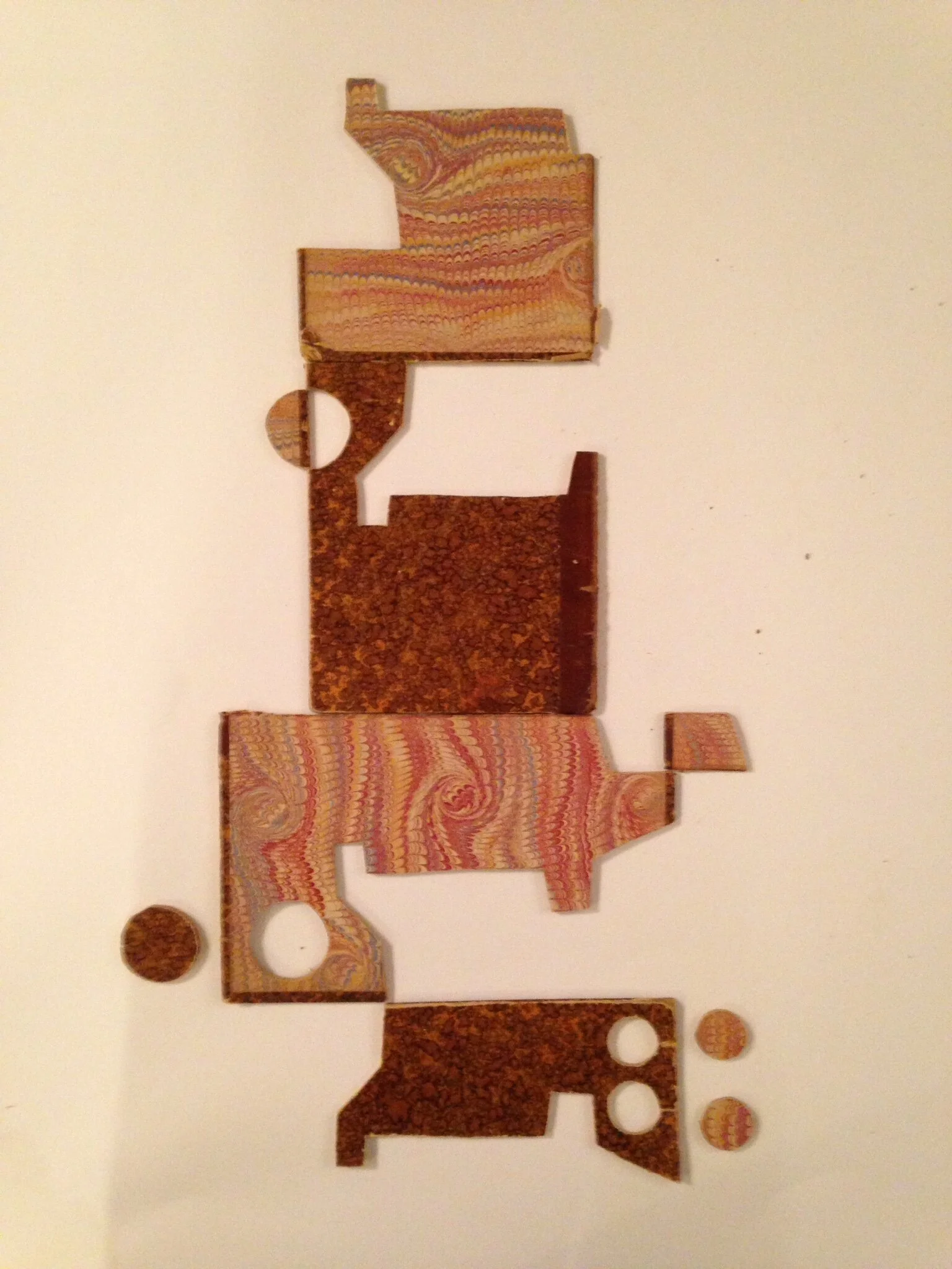 pieces layed out 