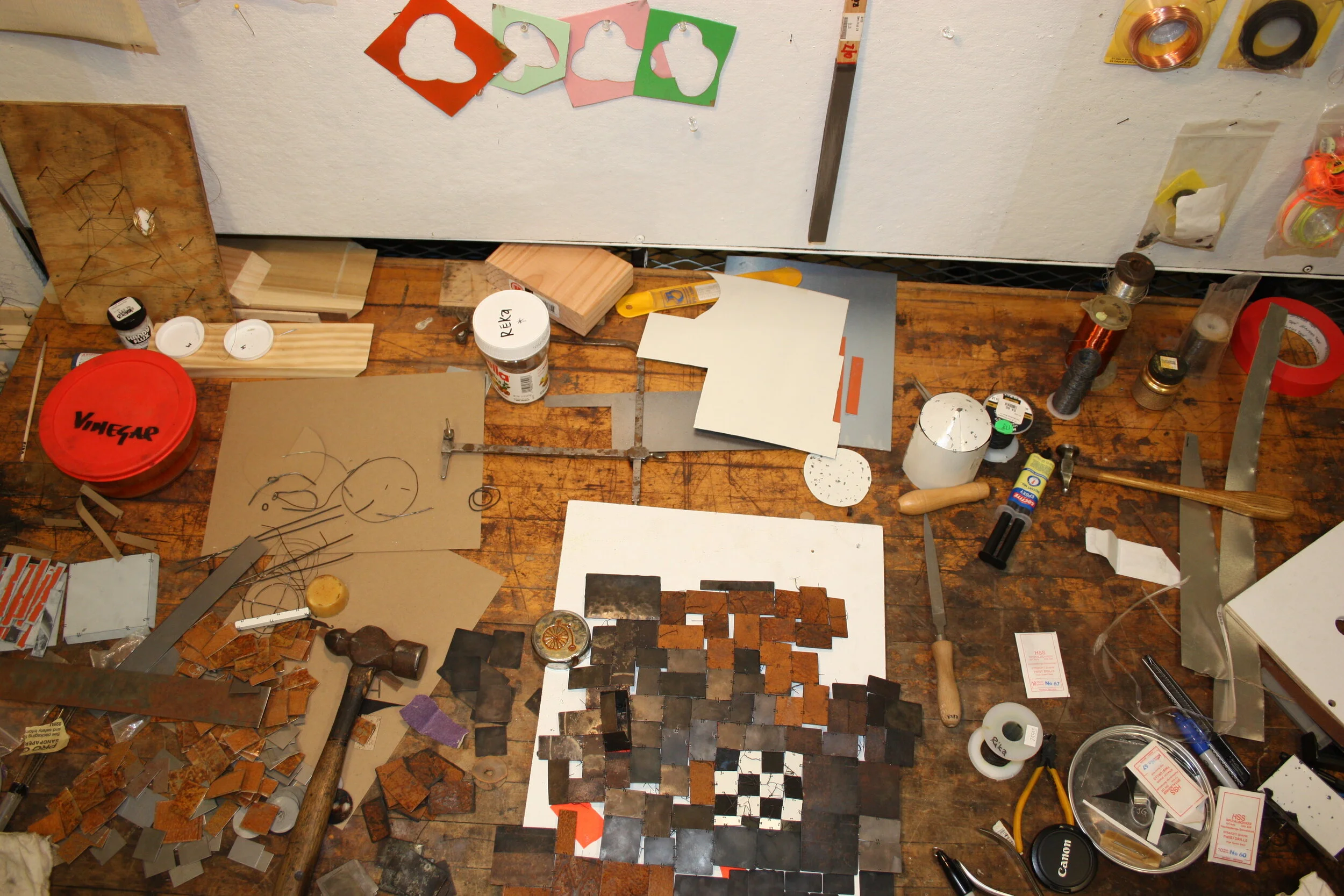 in progress, in my studio at Cranbrook 