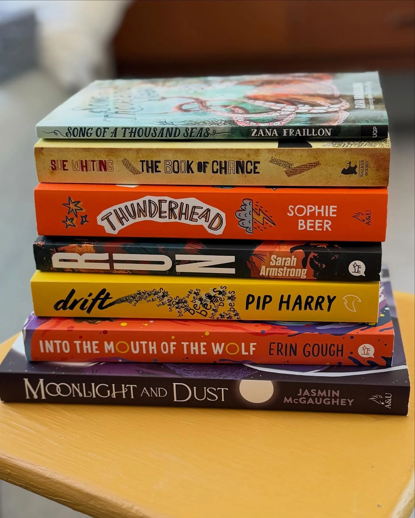 This is my latest stack of books that I have read and absolutely loved. All of them had me gripped from the beginning, and each has stayed with me in different ways. If you are looking for a book for the middle grade or YA readers in your life, I rec