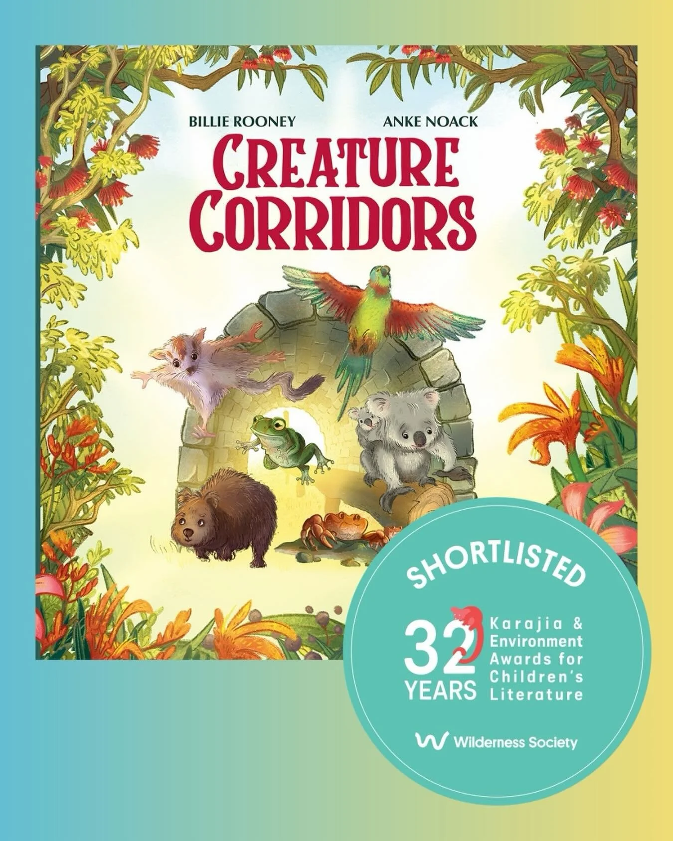 It&rsquo;s such an honour that Creature Corridors has been shortlisted in the Wilderness Society&rsquo;s Environment Awards for Children&rsquo;s Literature. 

Big congratulations to all the other shortlisted creators! ✨
 
Thank you to the judges and 