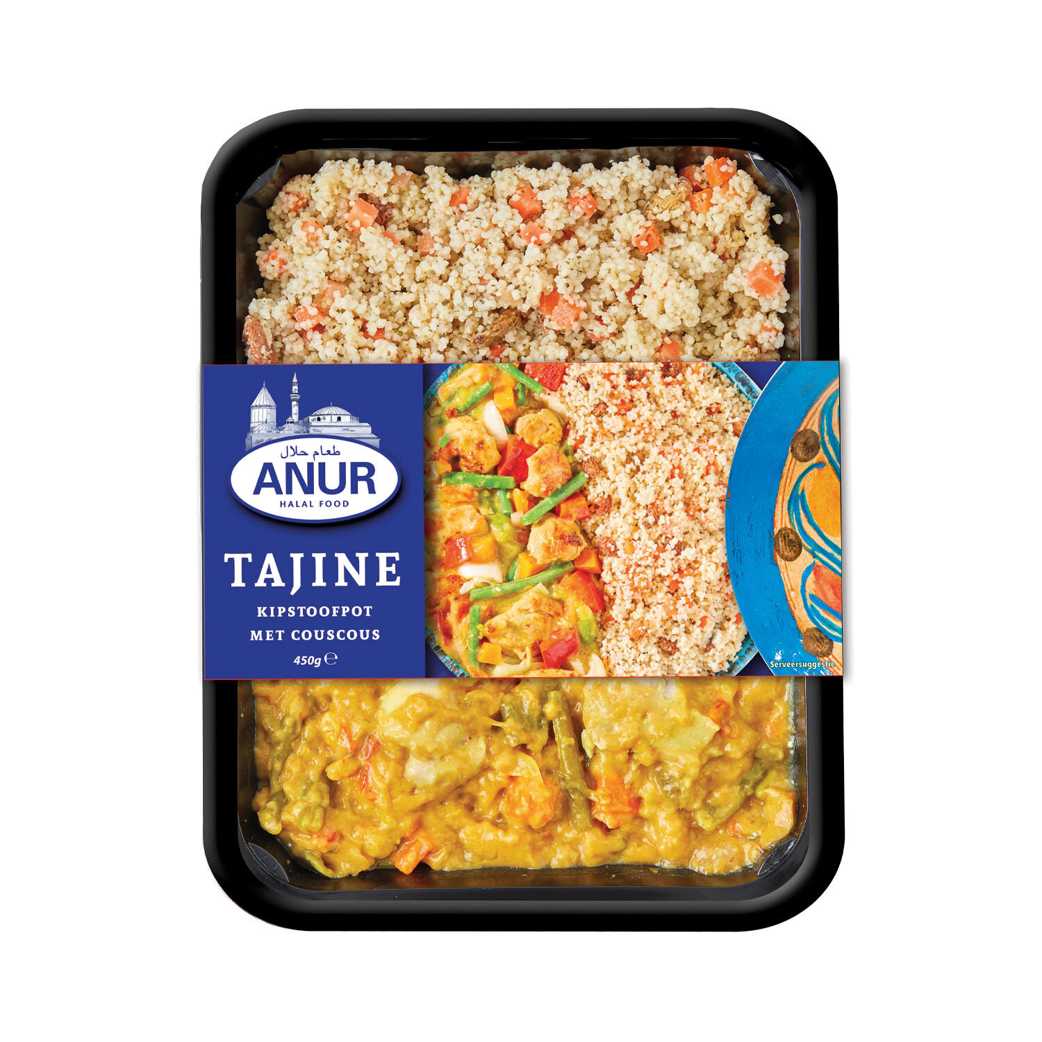  Tajine - Kipstoofpot met couscous - ANUR Halal Food