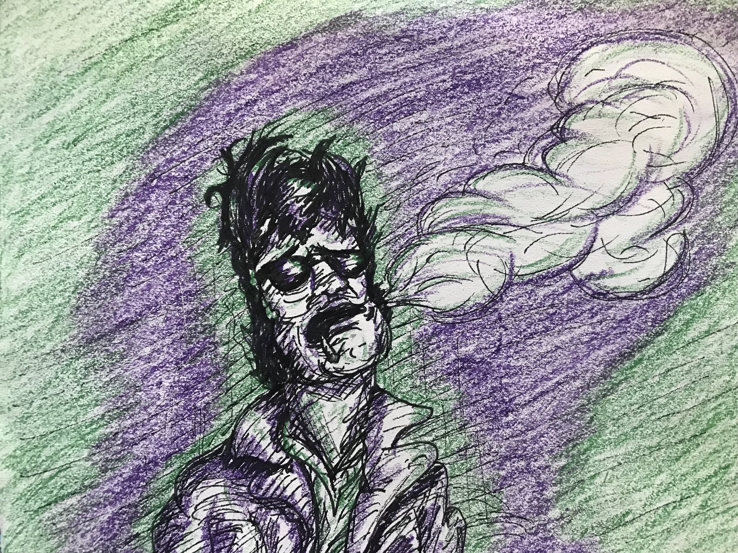 Untitled / Study IV -
Ink and Pencil on Paper