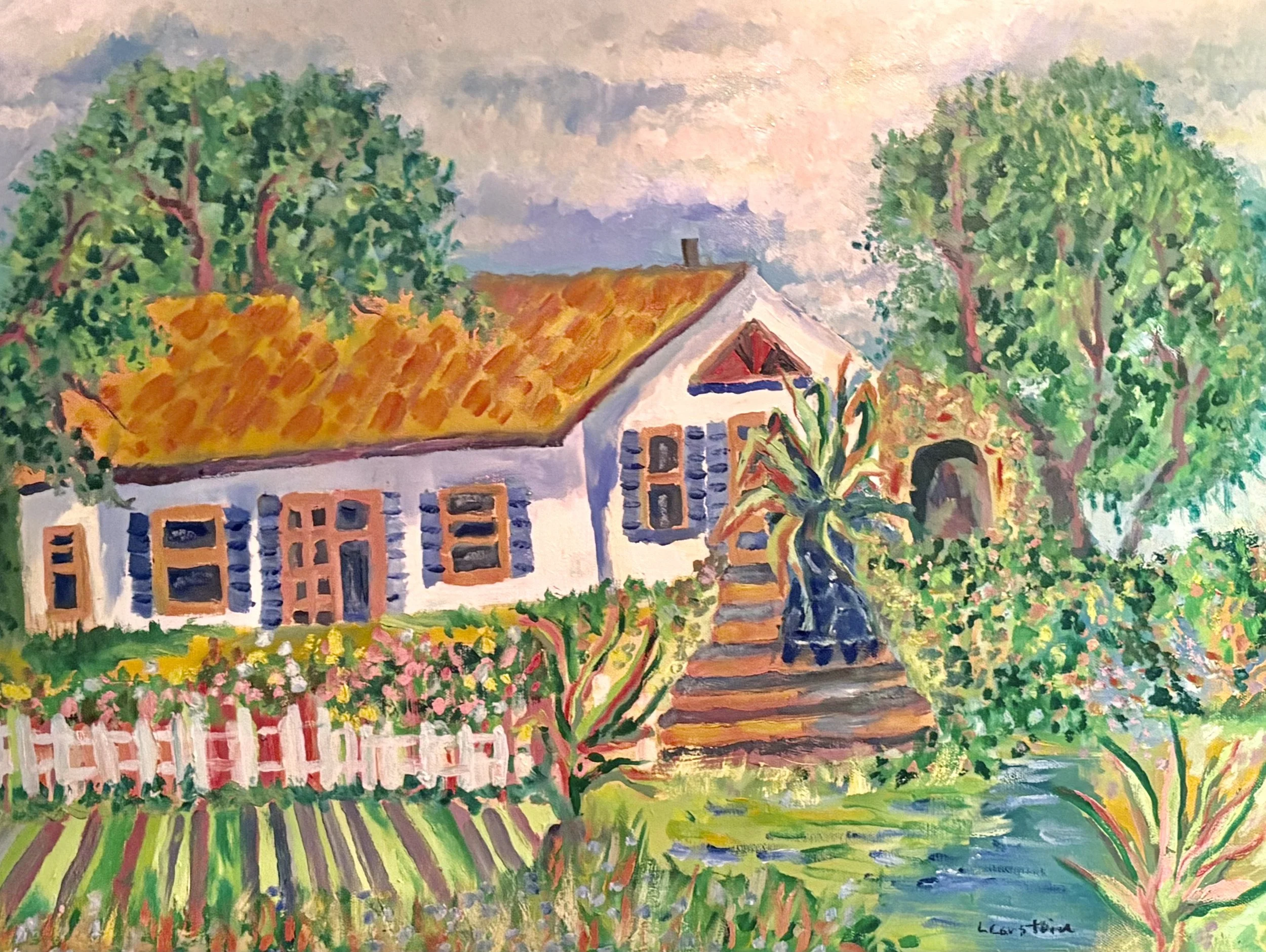 Casa Escondido - Oil on 18x24 Canvas