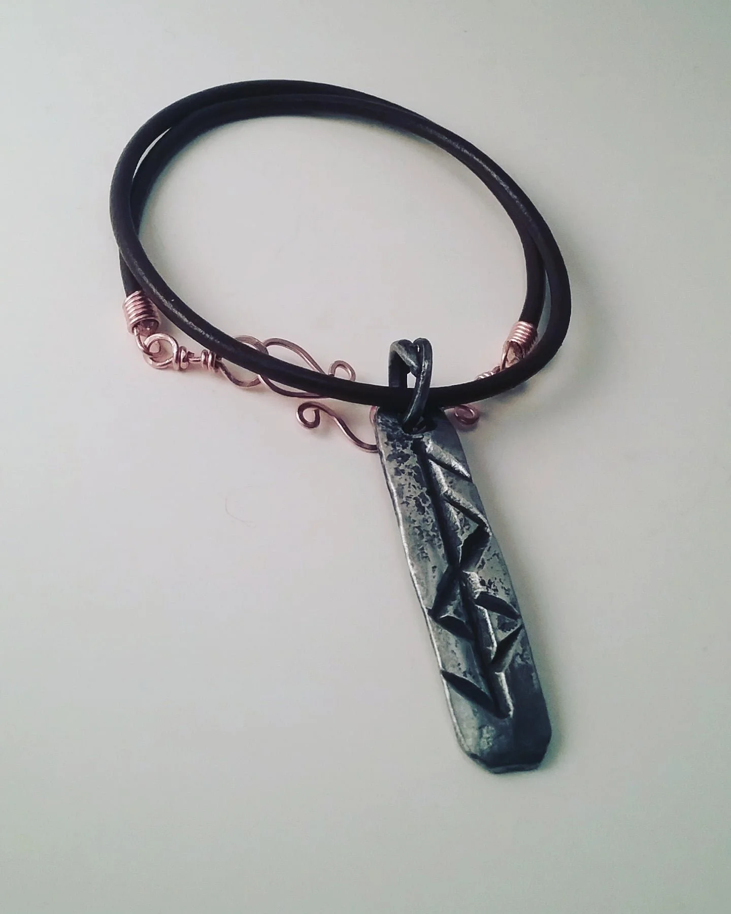 Forged Steel Pendant