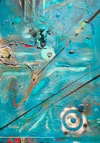 Lodex - Mixed Media on Panel