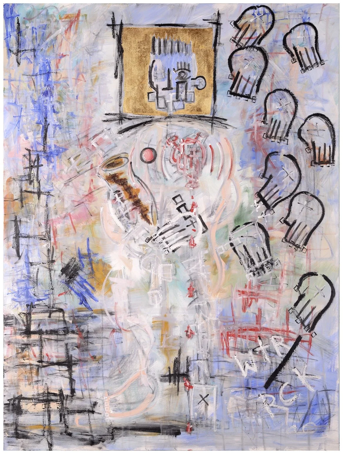 Water Bearer - Mixed Media Acrlic on 48x36" Canvas