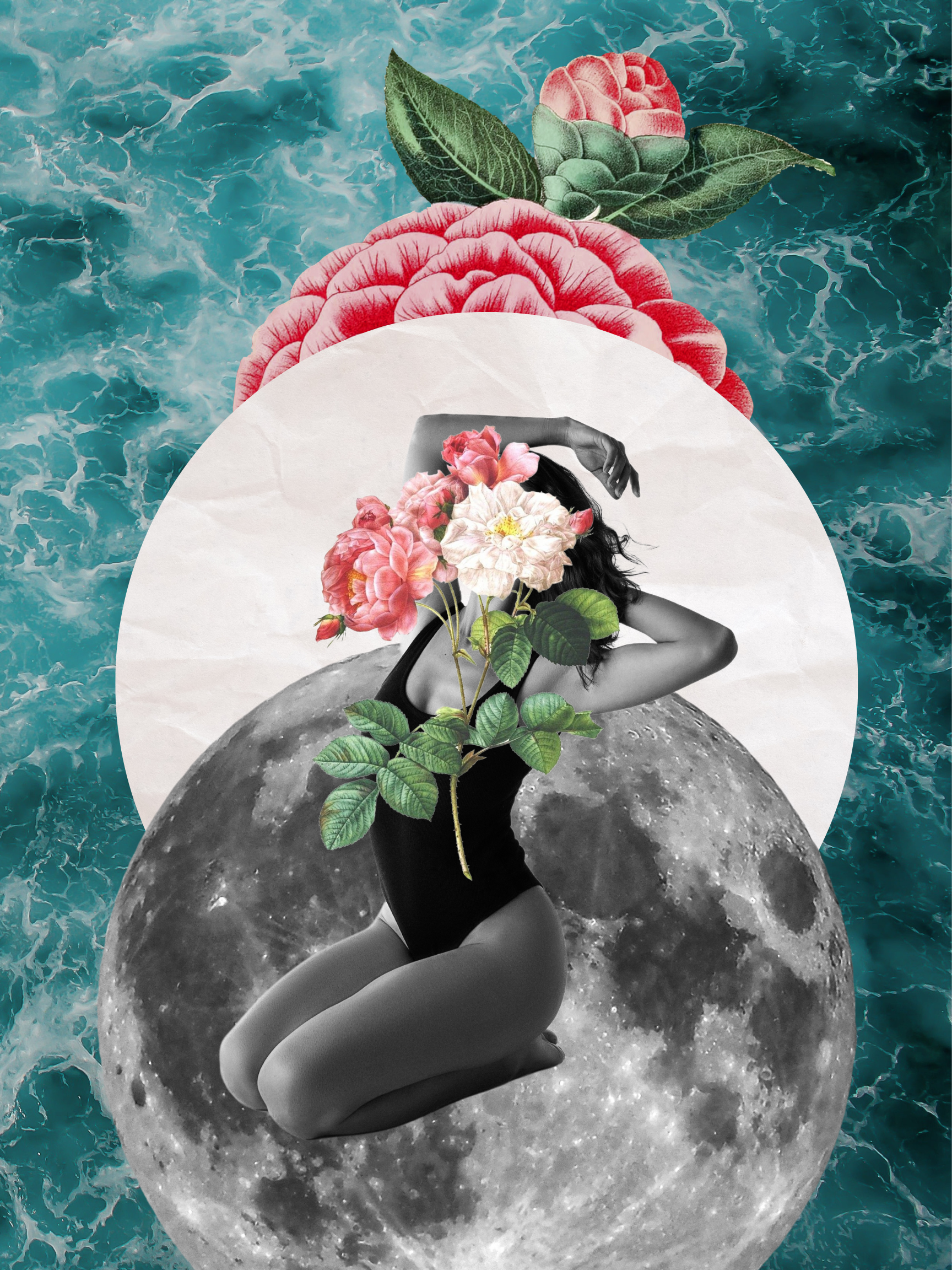 Untitled Coillage / Self Love 20x24" Acrylic