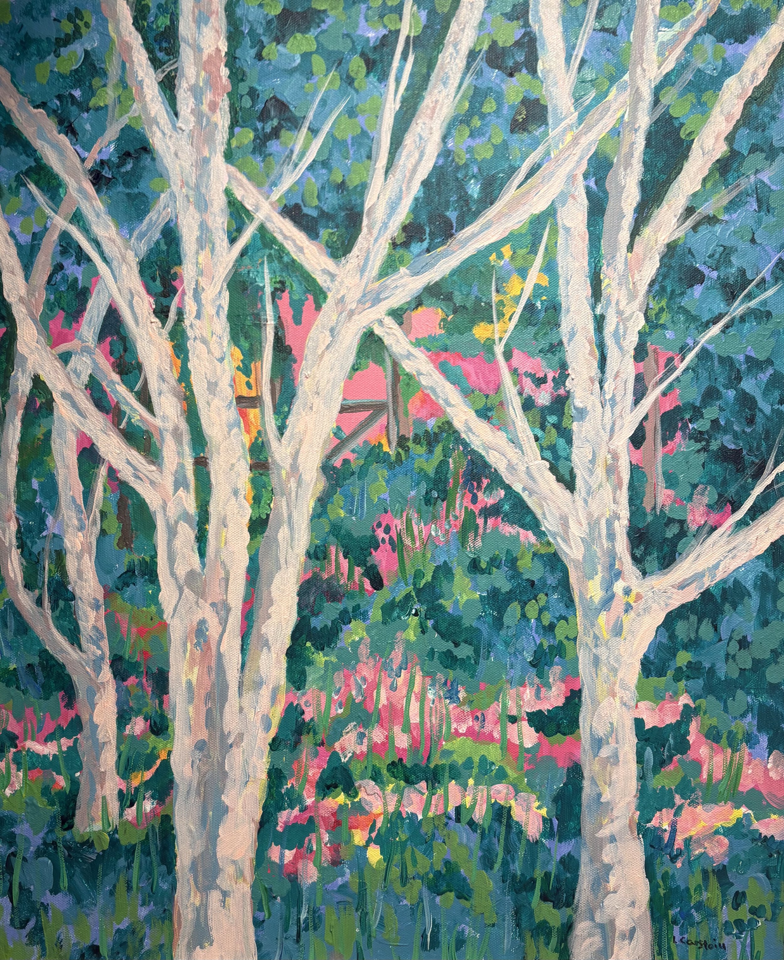 The Barn - Acrylic on 20x24 Canvas