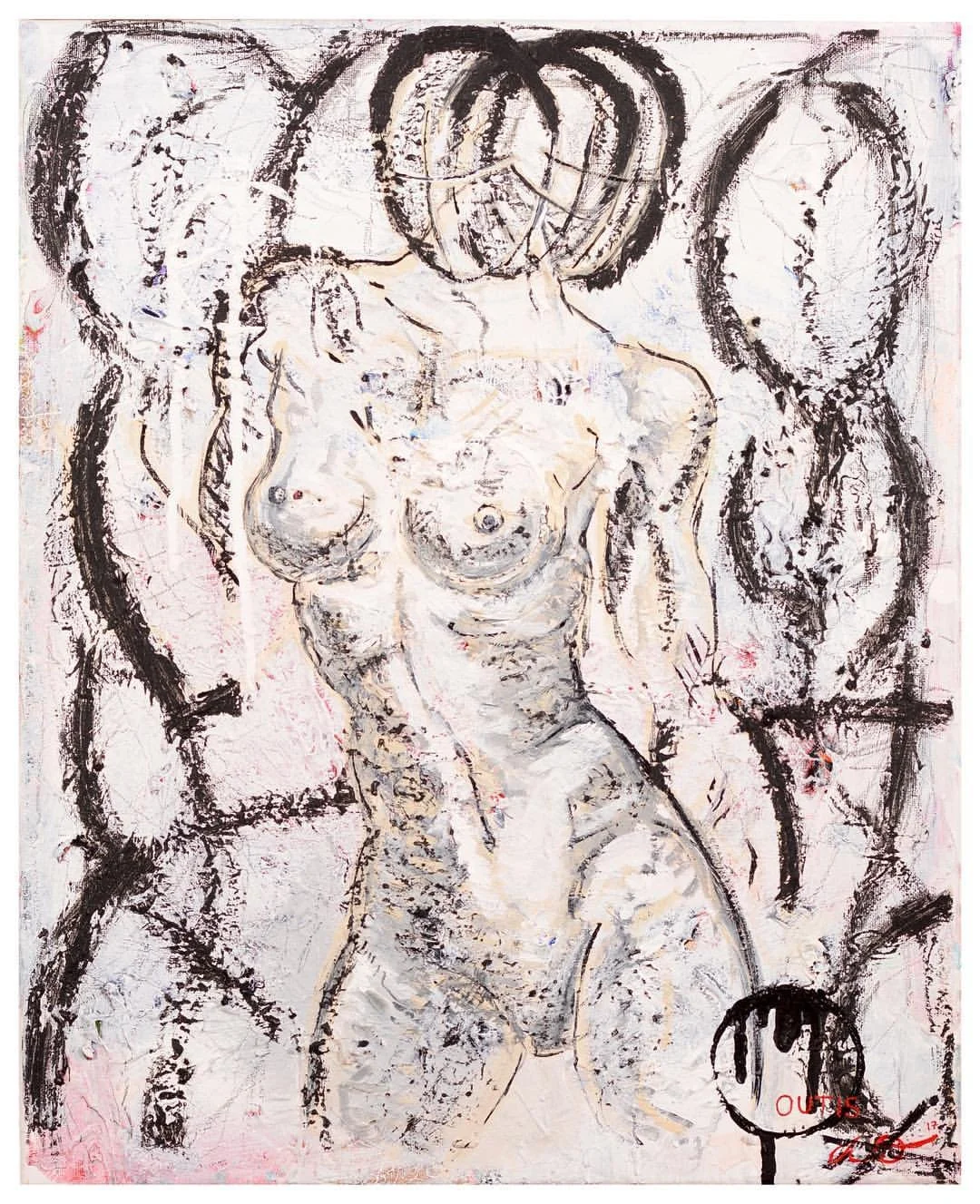 Outus - Mixed Media Acrylic on 16x20" Canvas