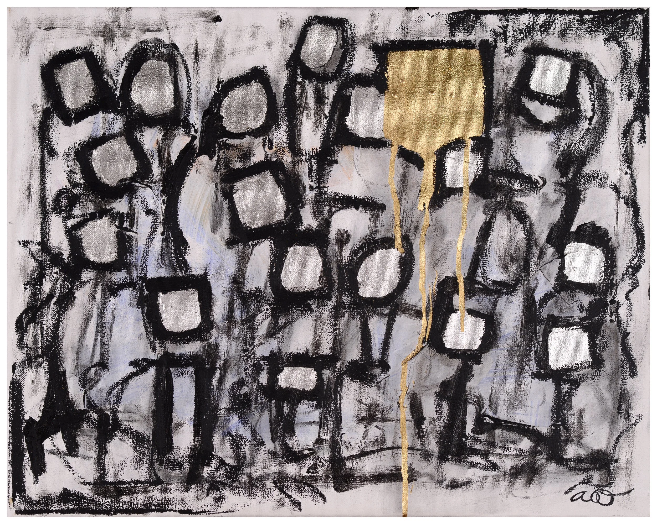 Warriors - Mixed Media Acrlic on 16x20" Canvas