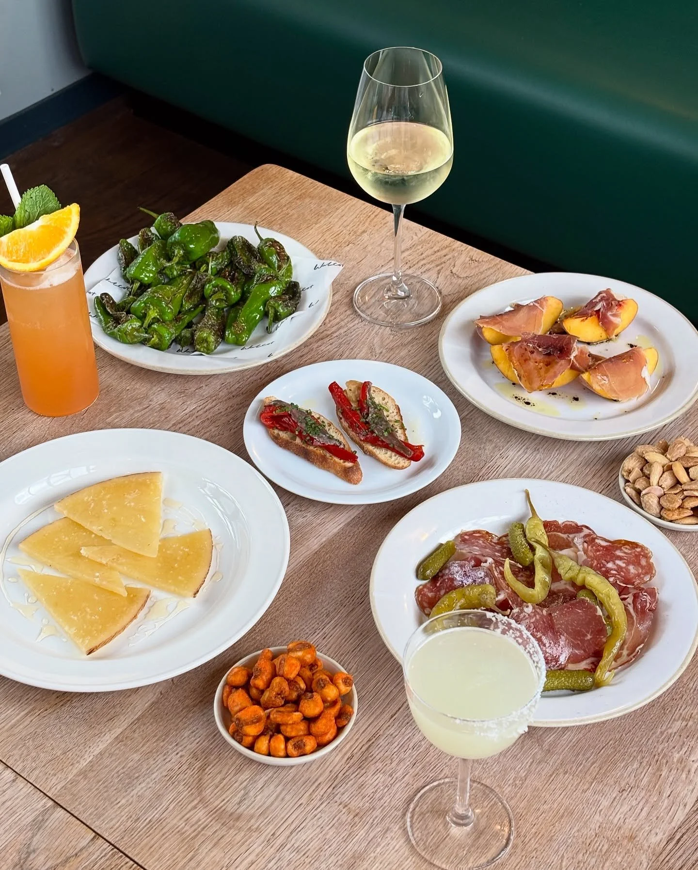 New bar snacks. Simple plates using the very best produce from our friends at @mevalco_ &amp; @nanonaltd. 

The best anchovies in the world (we&rsquo;ve tried a fair few in our time) from the Cantabrian coast. Manchego from the famous Esperanza de Ca