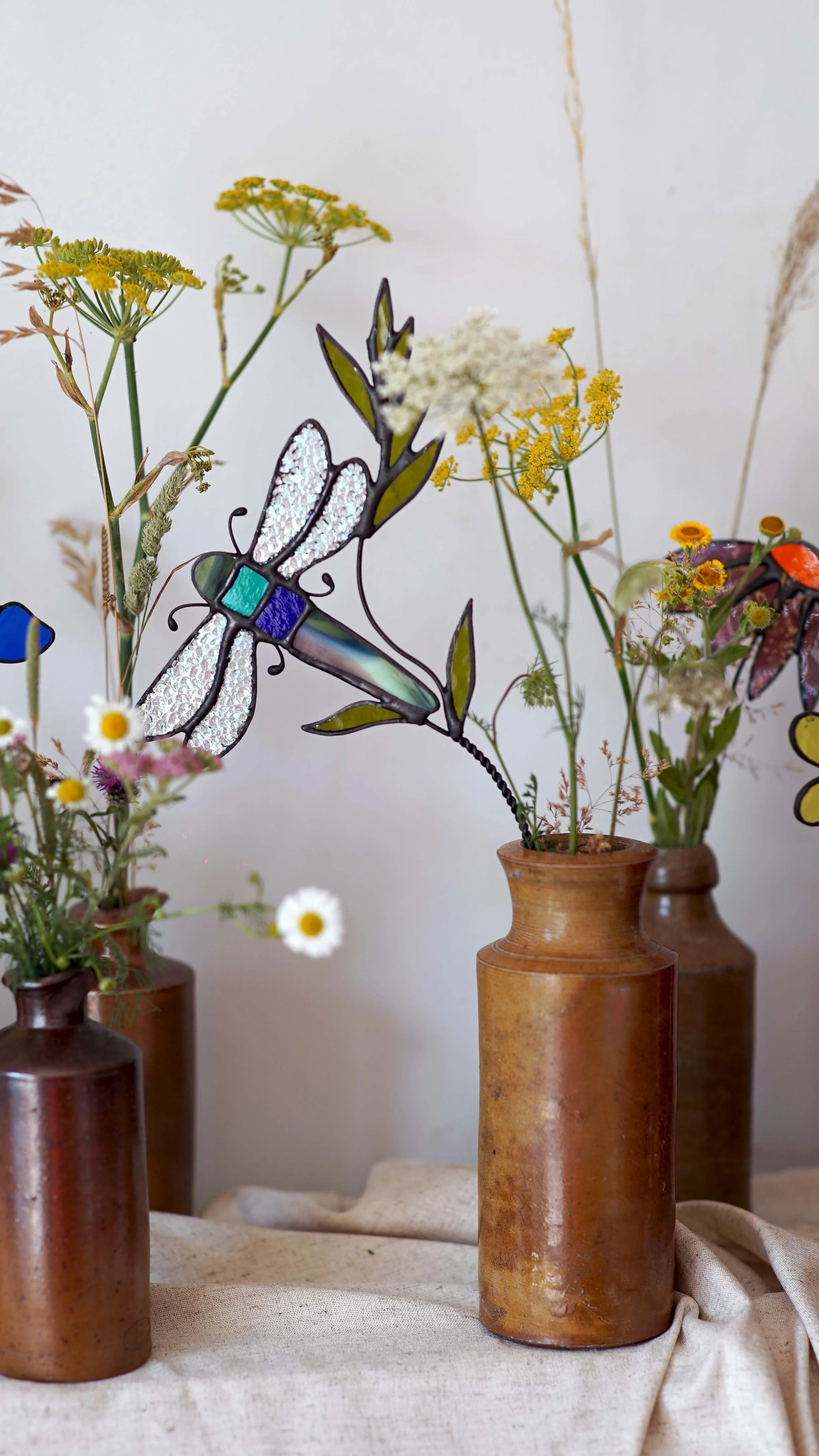 Stained Glass Dragonfly