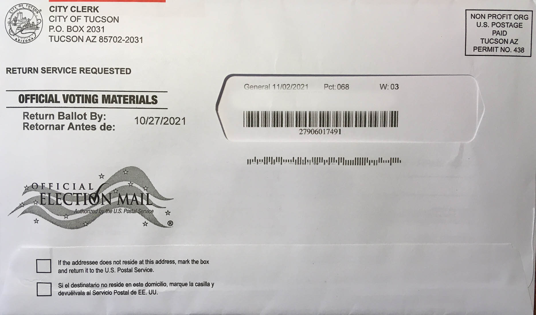 Ballots are out!
