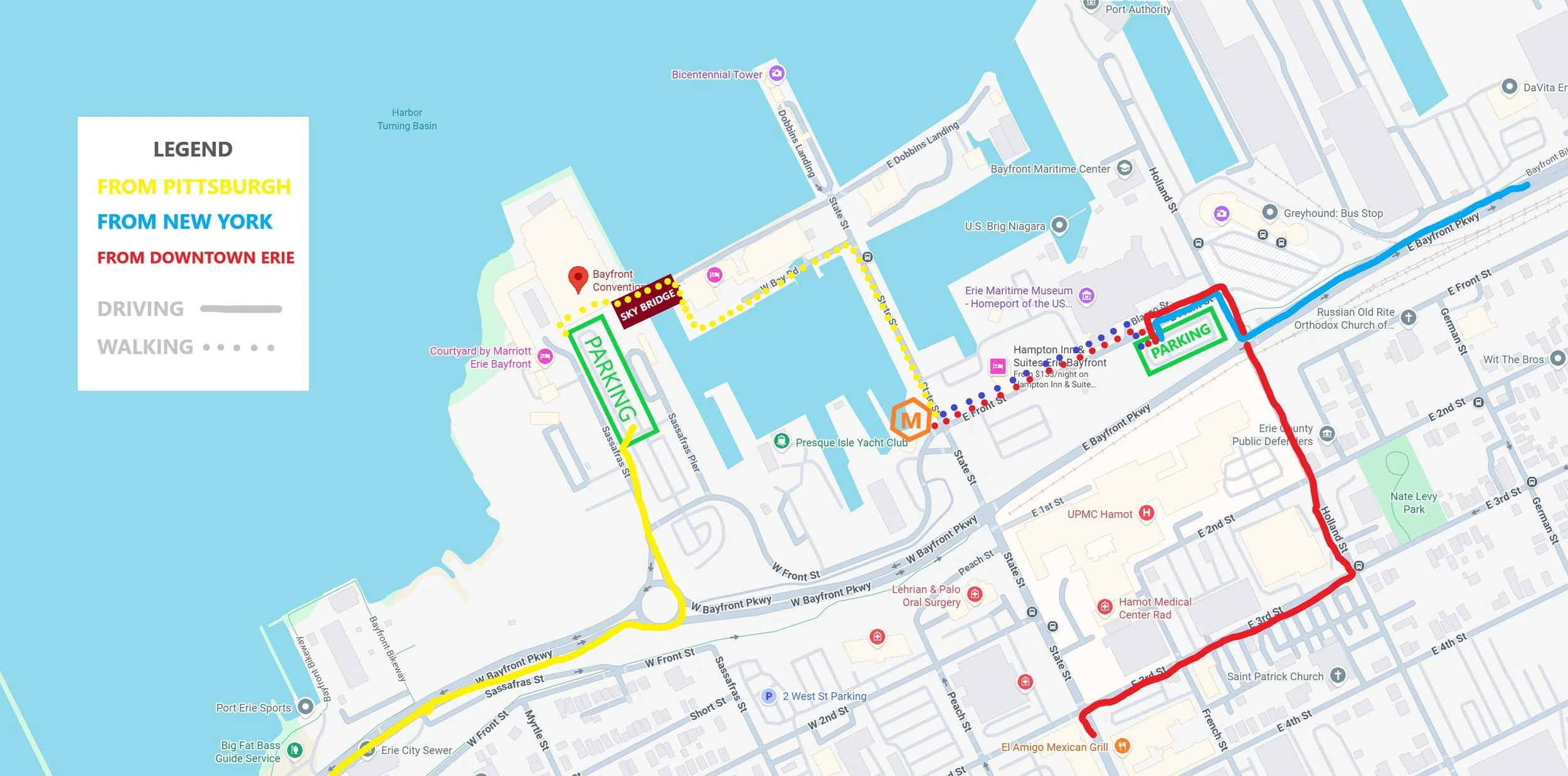 map of our bayfront area
