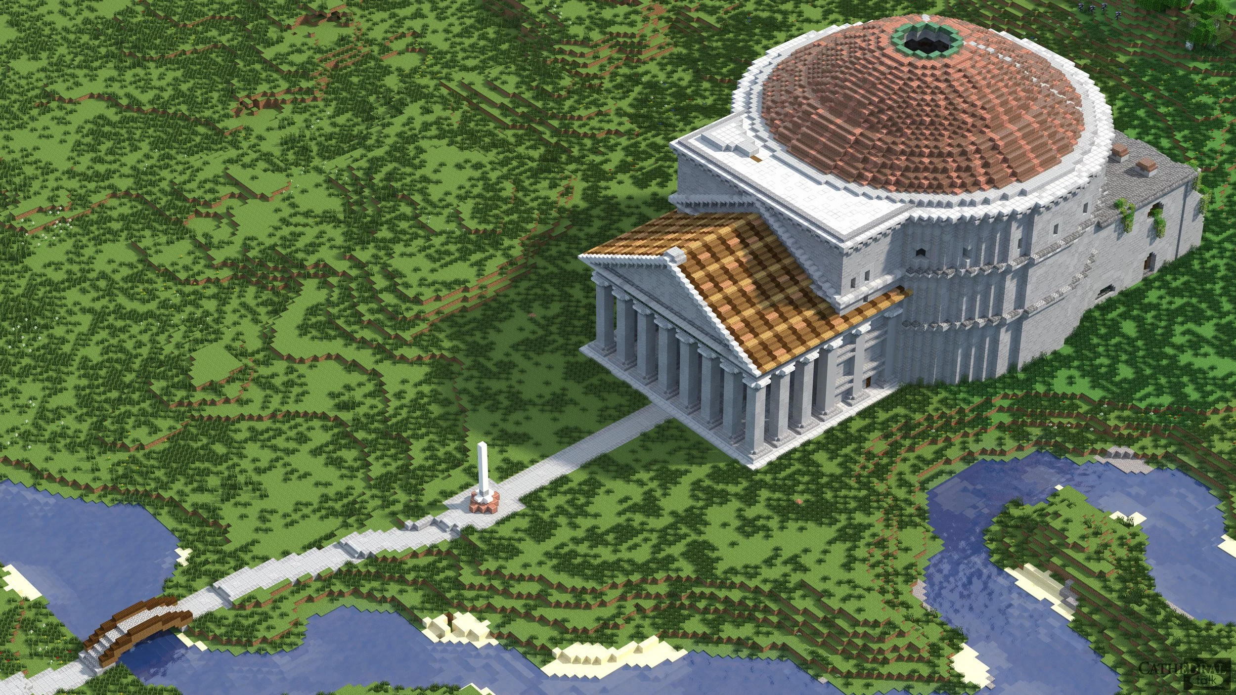Greek Pantheon Minecraft Greek Temple Of Hera Map (1.19, 1.18.2)