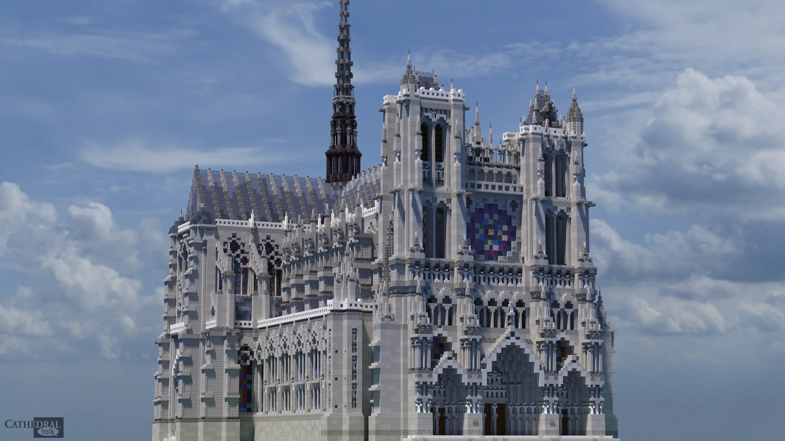 Minecraft Cathedral Blueprint 686x386