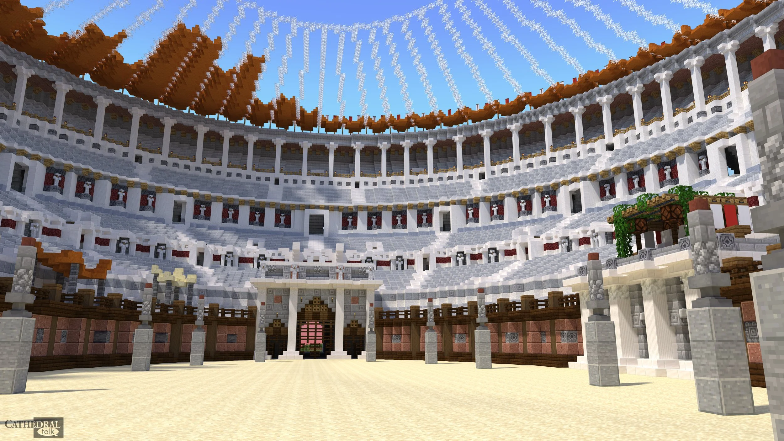 Roman Colosseum Minecraft Romecraft Colosseum Minecraft Map