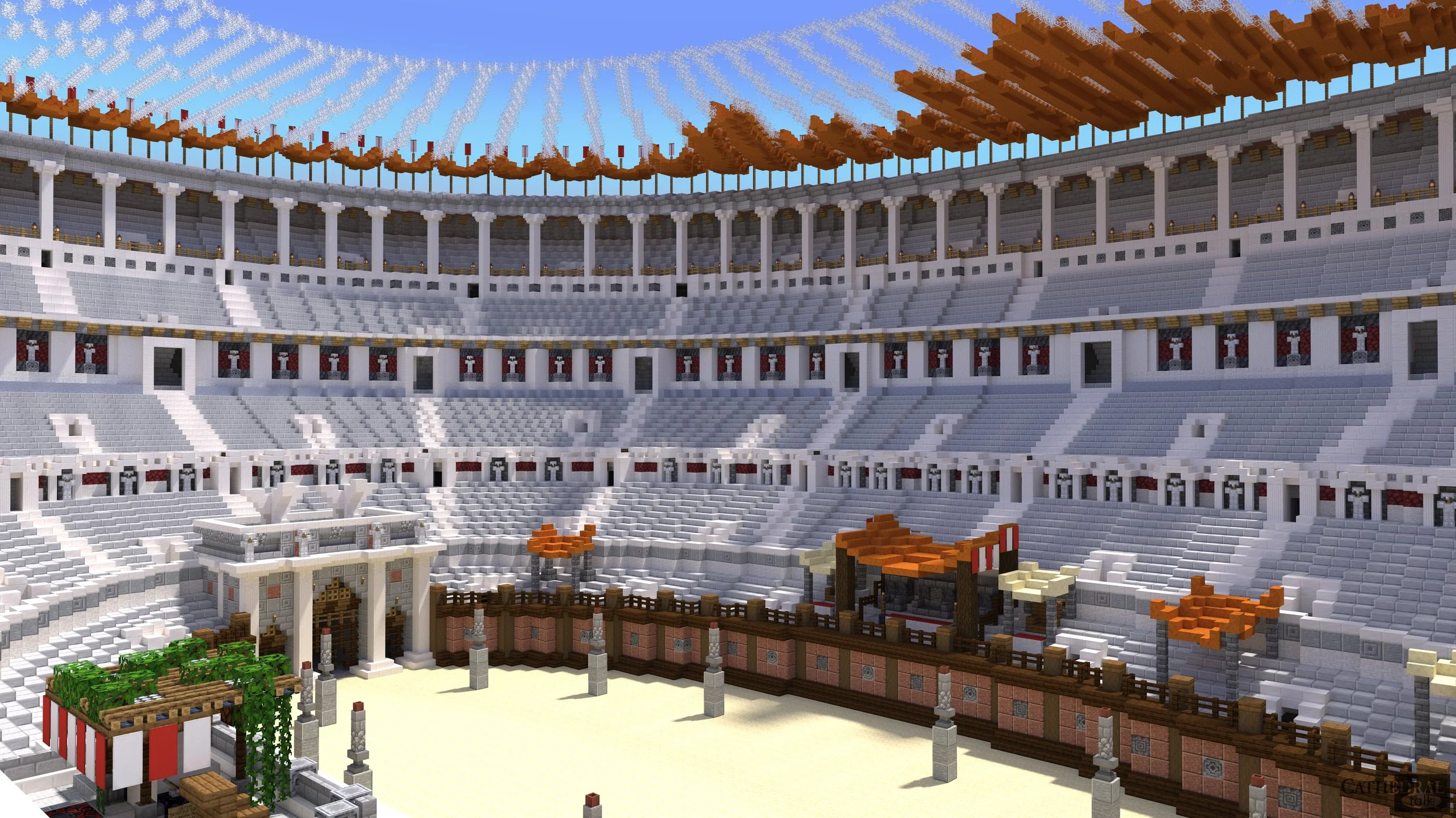 Colosseum Minecraft Blueprint
