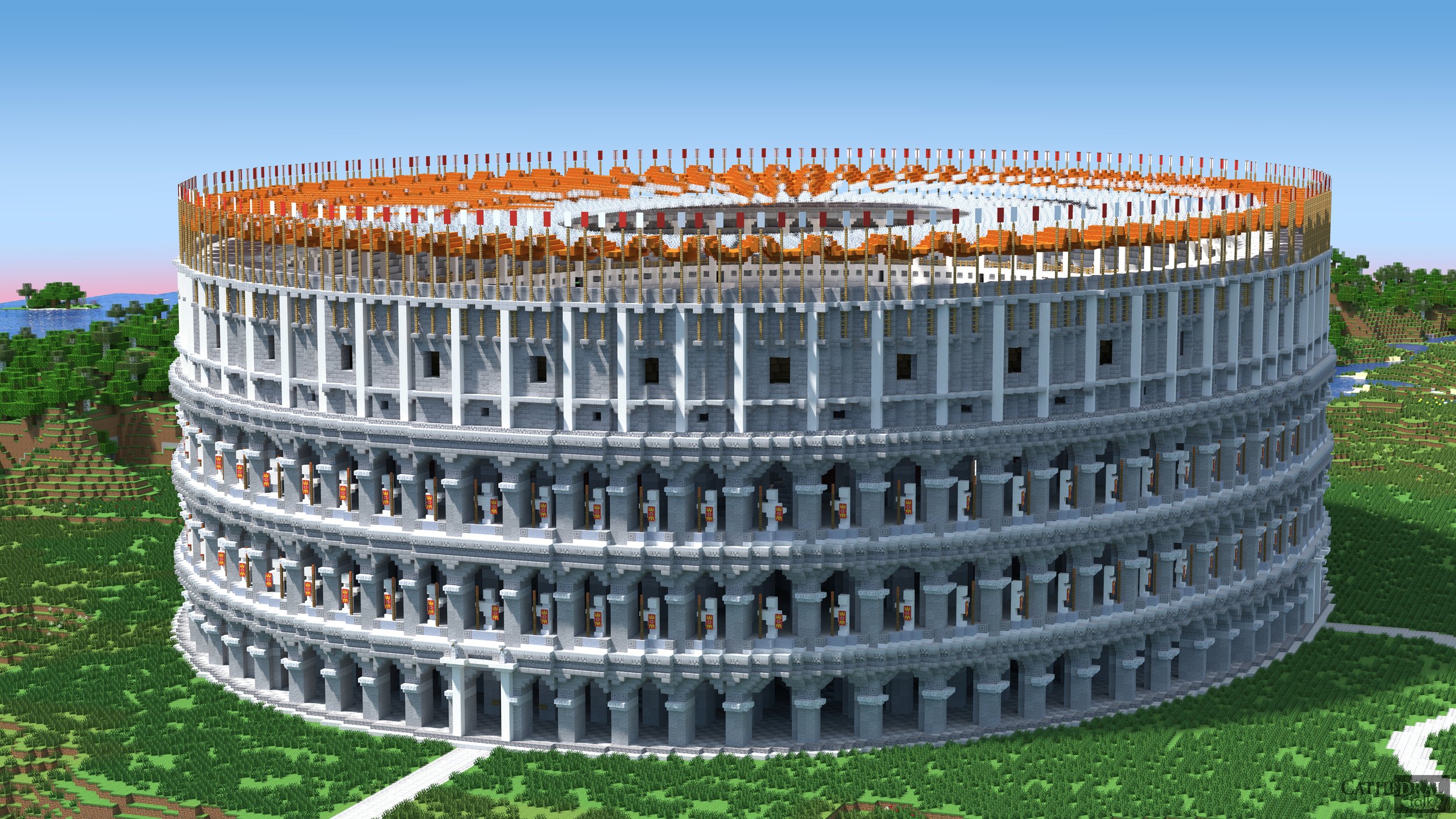 Minecraft Build Of The Colosseum
