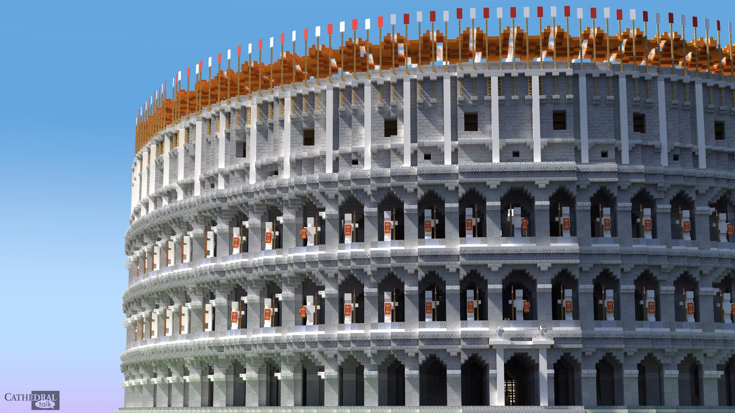 Colosseum Schematic Minecraft Project