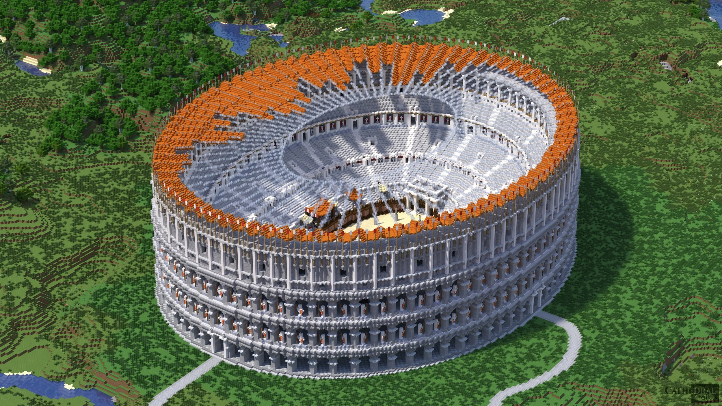 Colosseum Minecraft Schematic