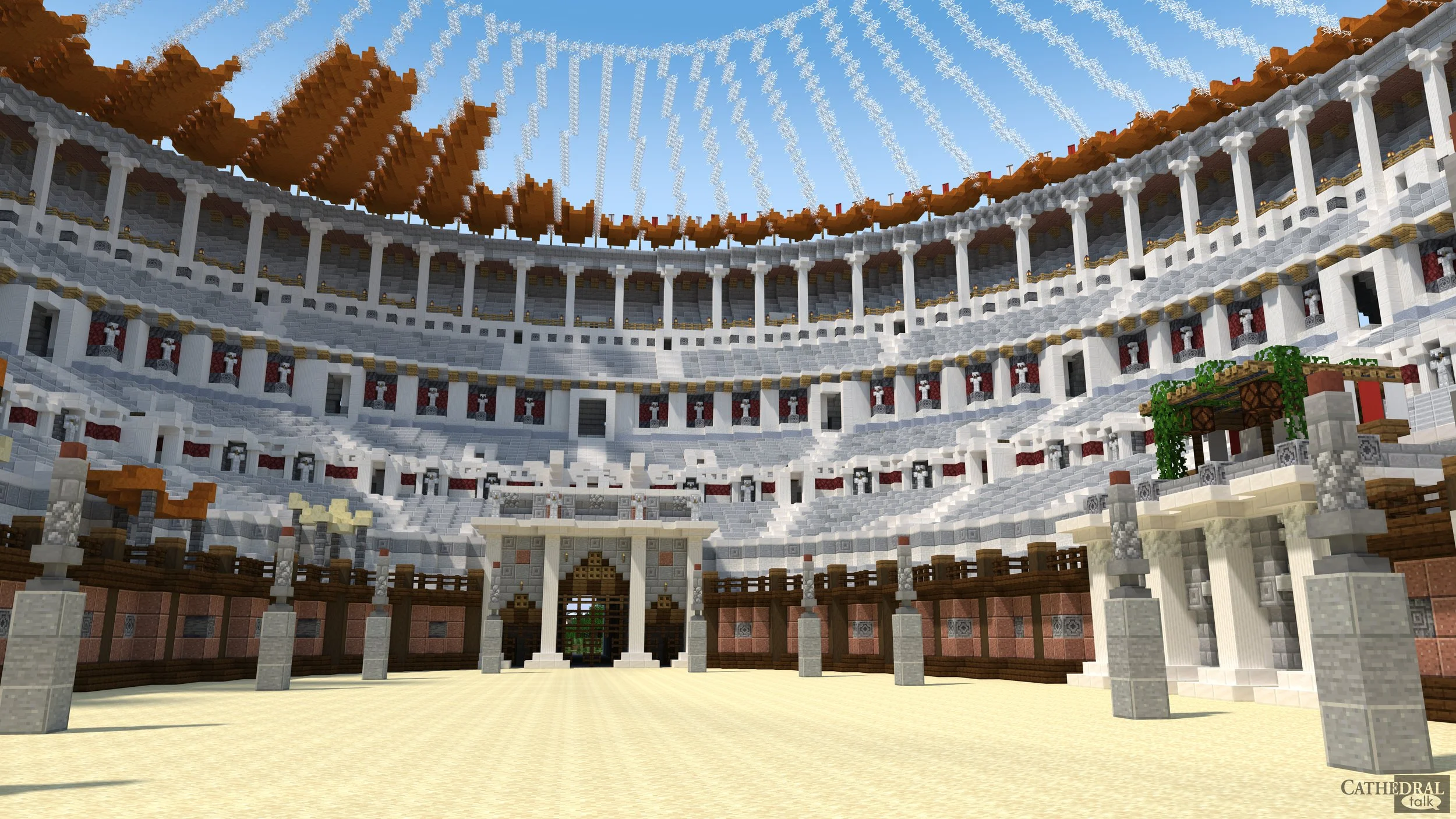 Colosseum Minecraft Blueprint Romecraft Colosseum Minecraft Map