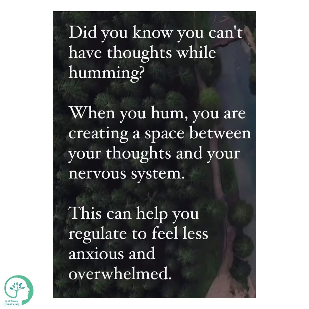 Humming can also stimulate your vagus nerve. ✨