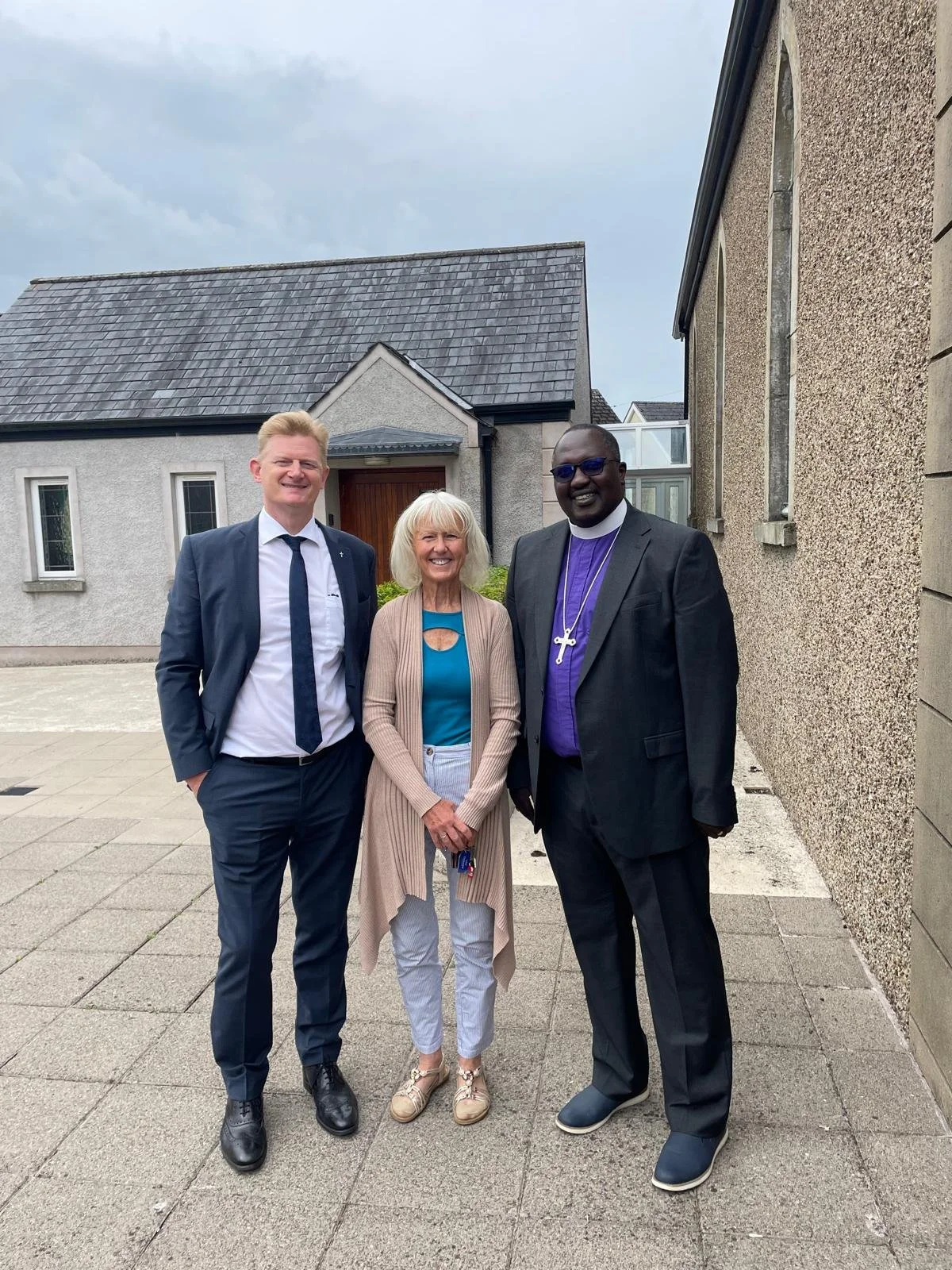 Bishop Bannie with John McConnell and Yvonne Lee at Maguiresbridge Methodist 2026.jpeg