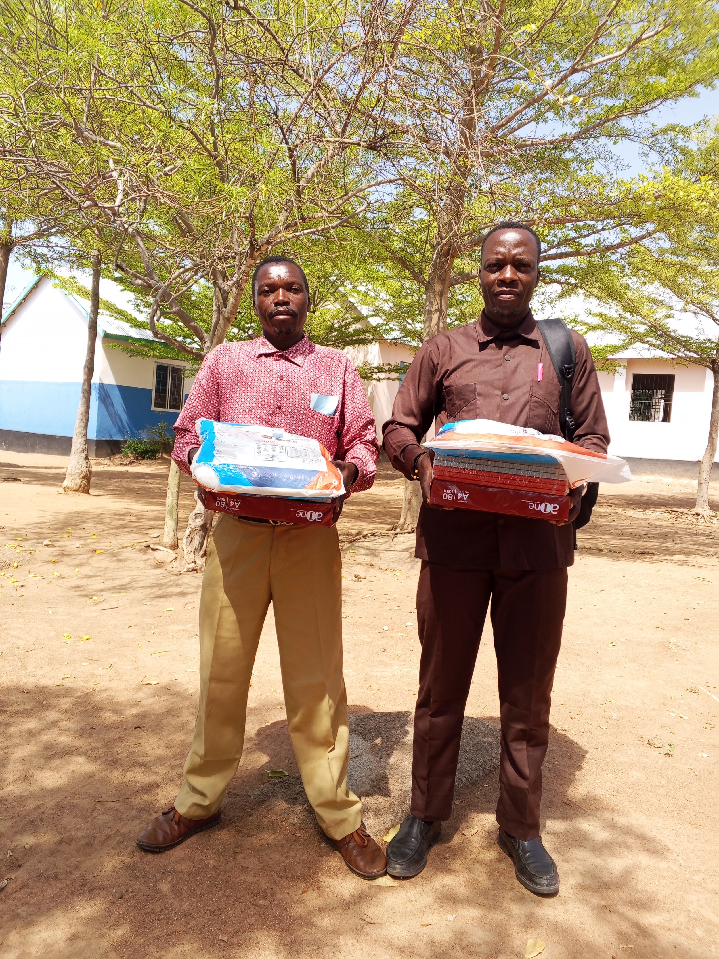Tanzania - students Nzalia and Emmanuel receiving theological education