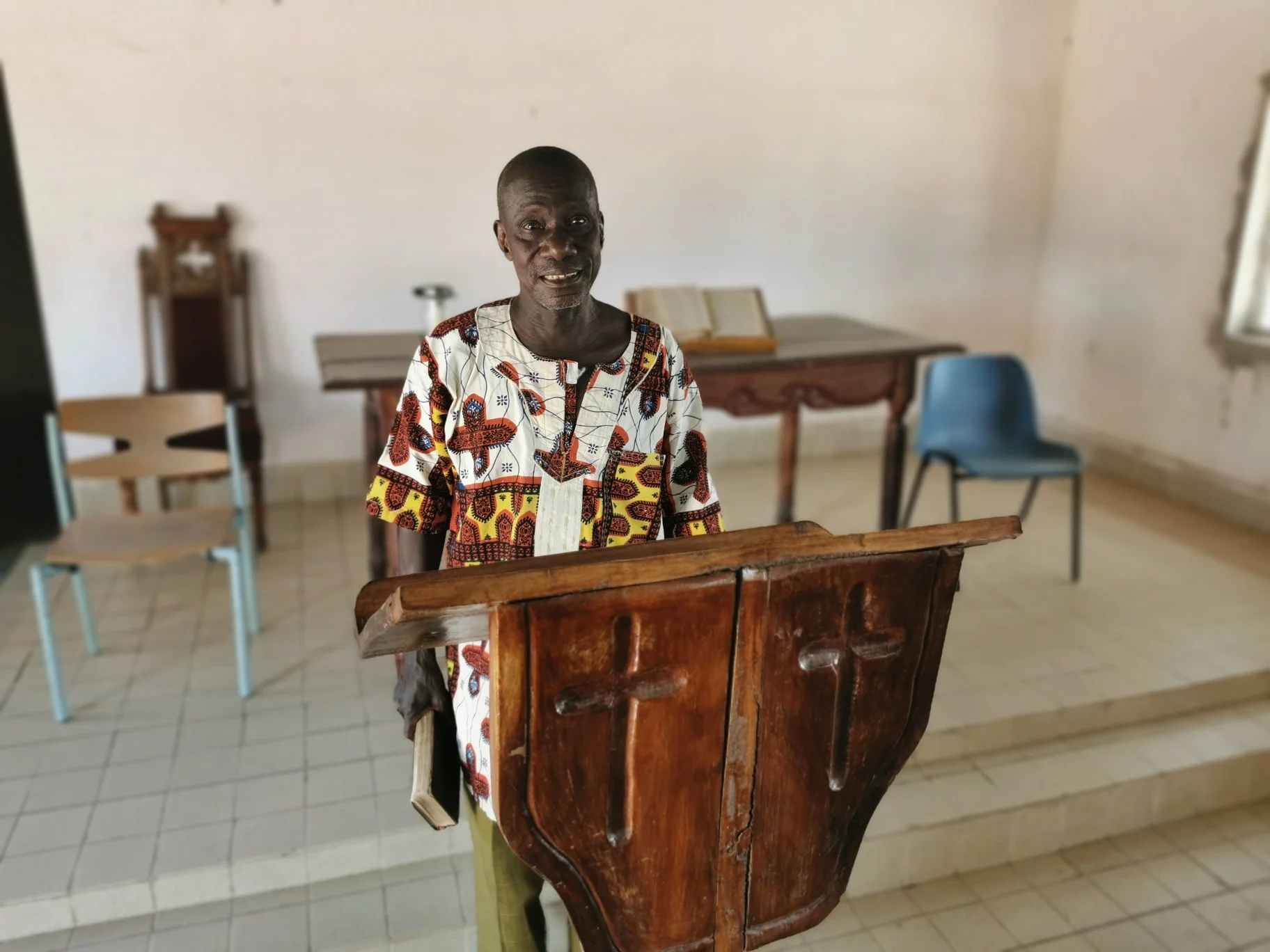Minister of Banni Village, Central River Region, Gambia.jpg