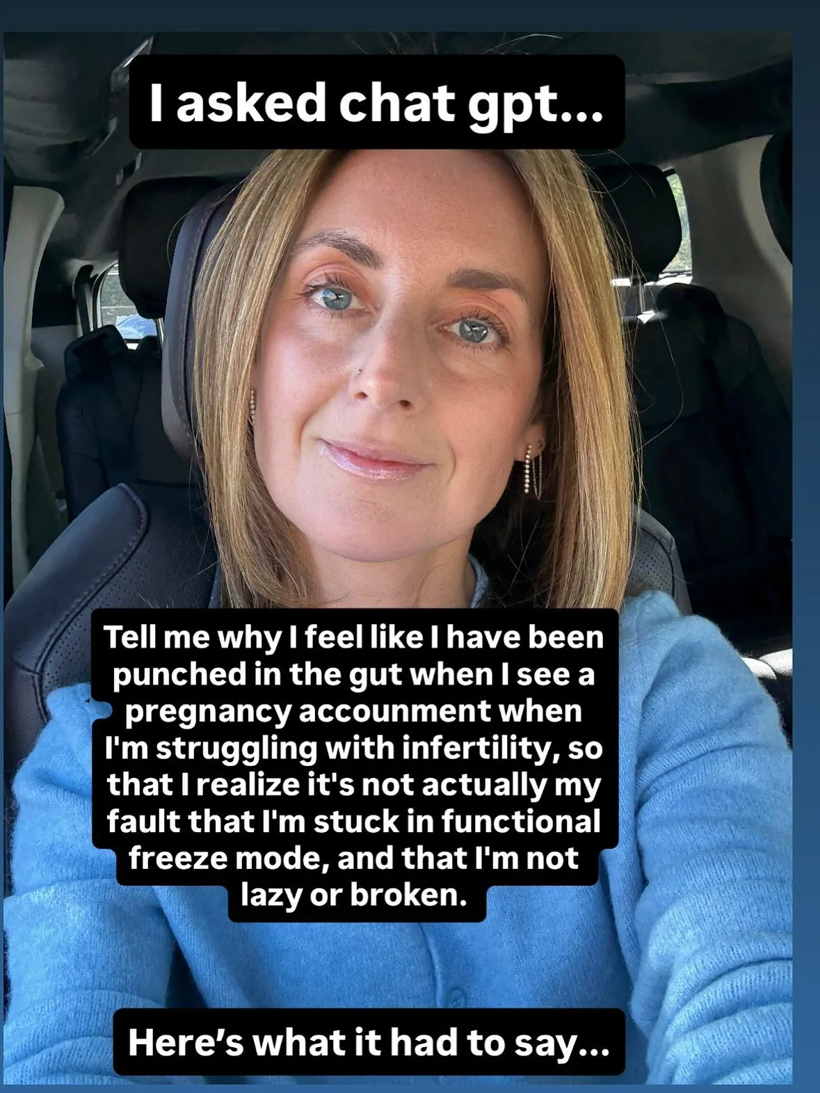 This is your reminder today, it&rsquo;s not your fault if you&rsquo;re having a hard time with pregnancy announcements.😳

You didn't choose this, you don't deserve this, and you're not alone 🙏

You&rsquo;re not a bad person or friend, you&rsquo;re 