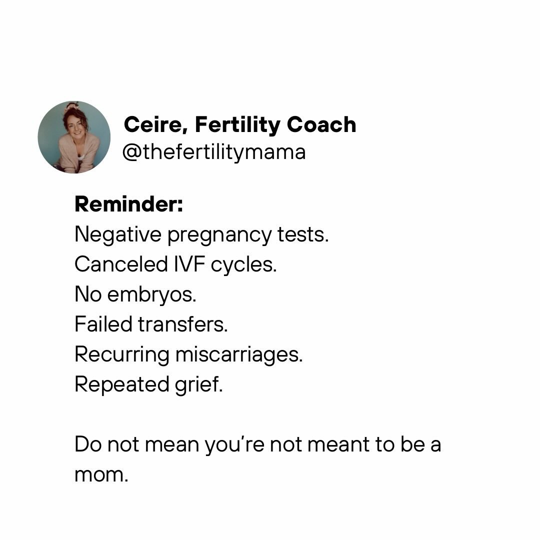 This is your story and your timeline.
You are not behind.
You are not failing.
You are worthy and you are enough, exactly where you are.✨

The way you speak to yourself matters on this journey. You deserve compassion, kindness, and the same love you 
