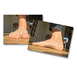 Geometric drawing of an outline square with sections divided by vertical, horizontal, and diagonal lines.