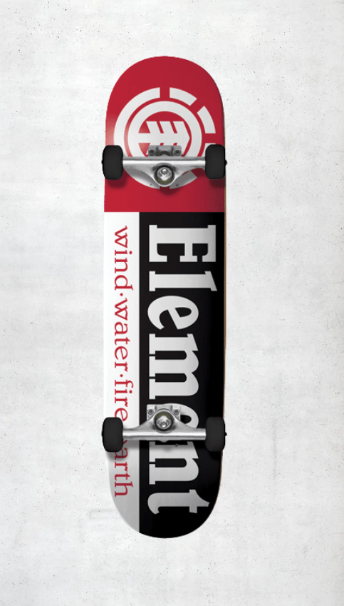 ELEMENT El Section Complete 7.5 BLK/WHT/RED